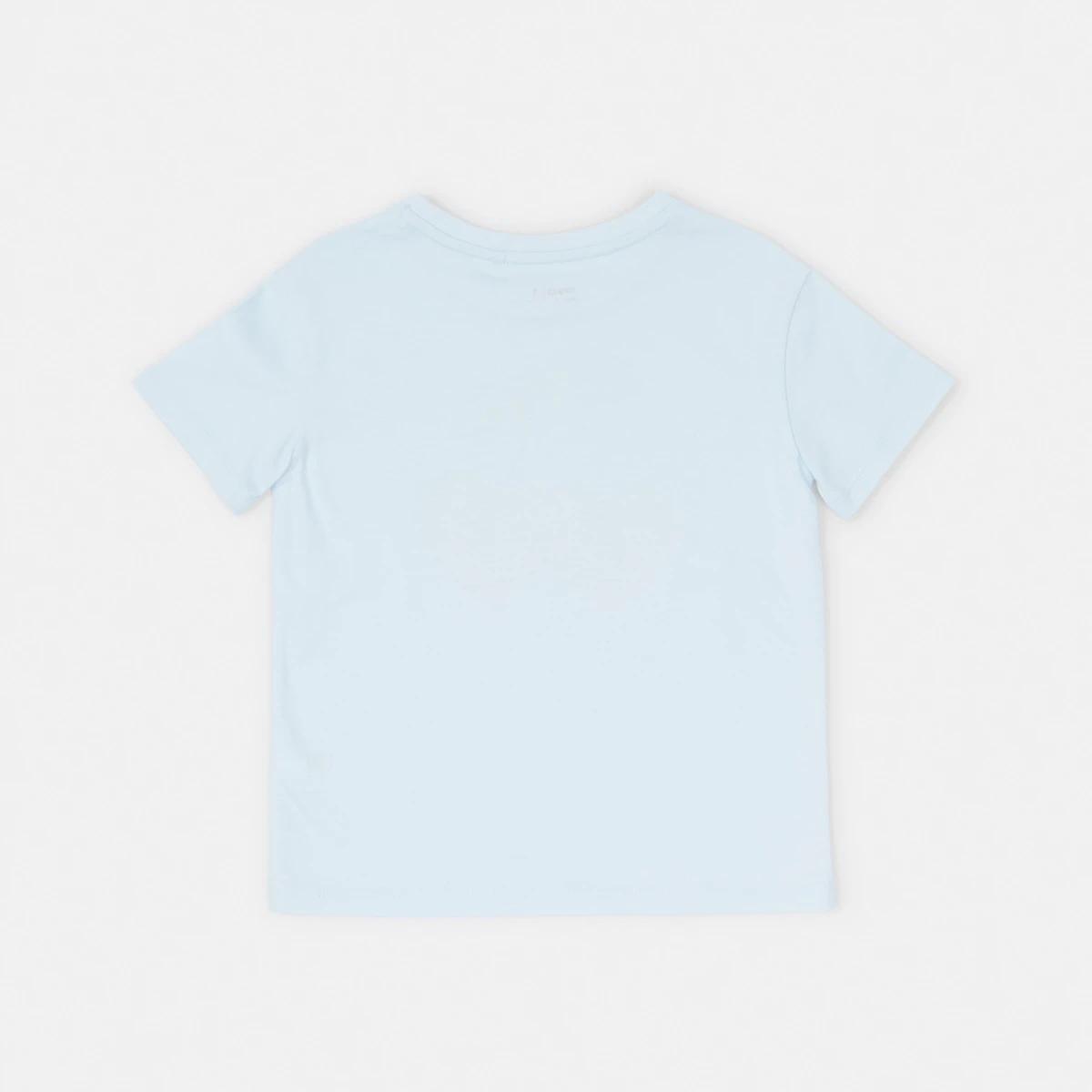 8 Short Sleeve Print T-shirt Blu Cherry, 8 of 8