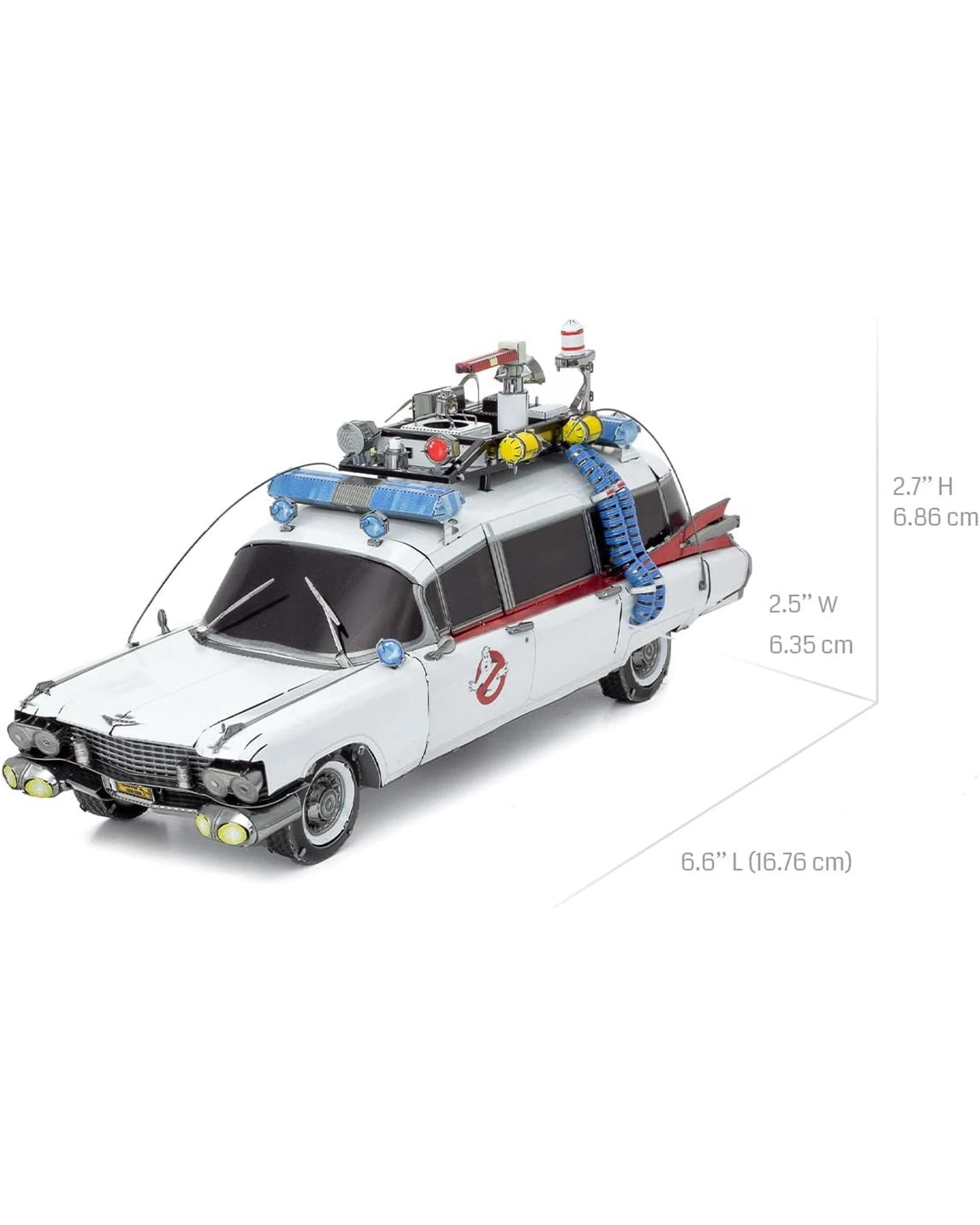 7 Metal Earth Premium Series Ghostbusters ECTO-1 Steel Model Kit, 7 of 7