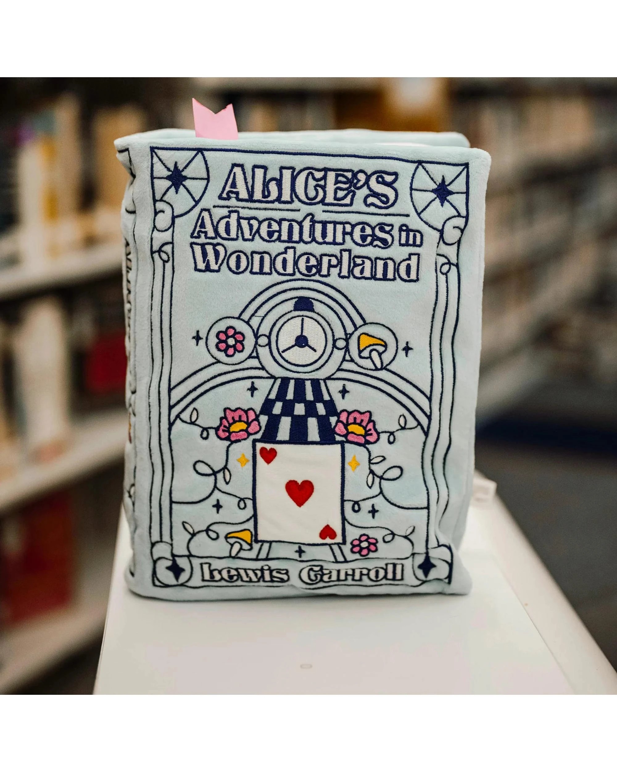 4 Punchkins Alice's Adventures in Wonderland XL Booksie Book Plush, 4 of 7