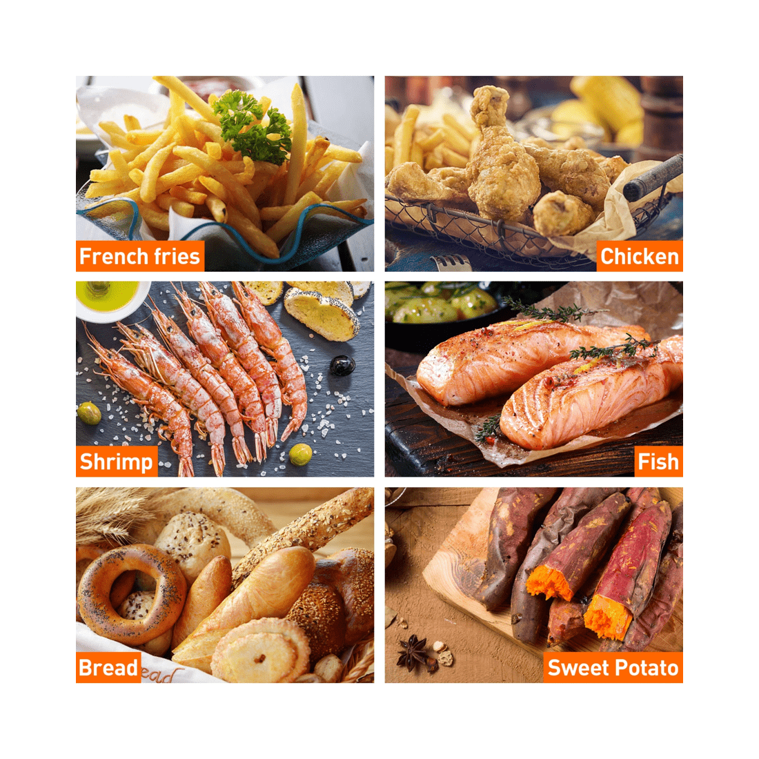 8 Advwin 6l Air Fryer Oil-less Healthy Electric Cooker Kitchen Oven 8 Preset Set Led Touch Digital Screen, 8 of 8