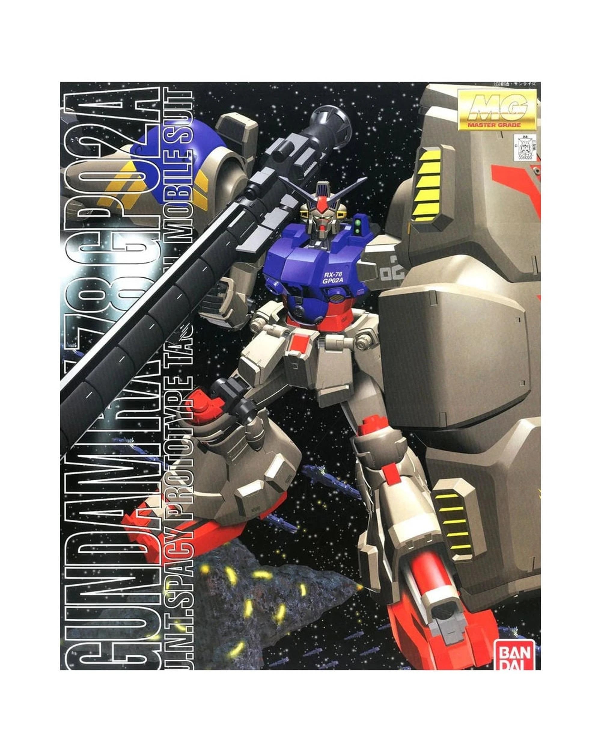 1 Bandai Gundam MG Gundam RX-78GP02A 1/100 Scale Model Kit, 1 of 4