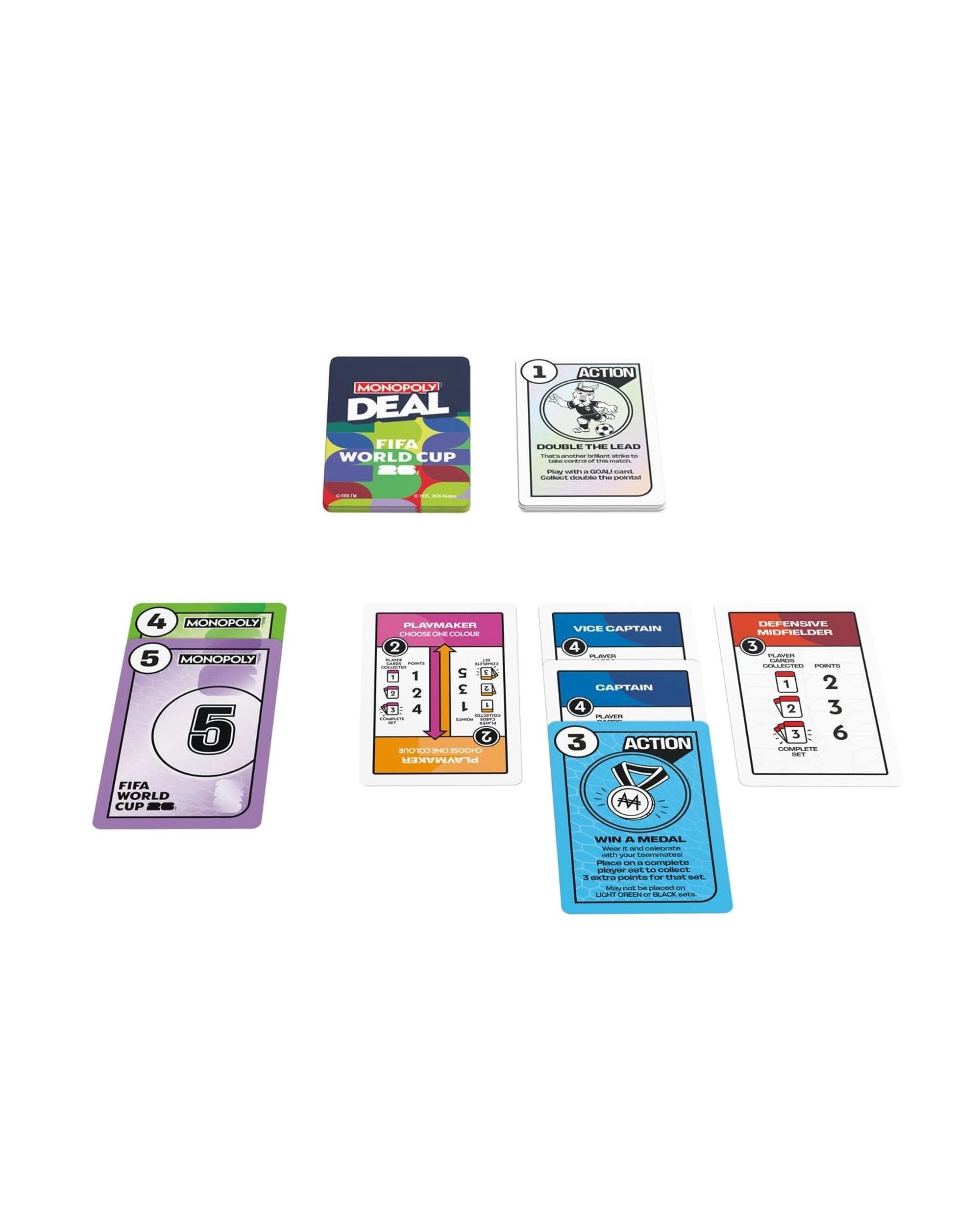 3 Monopoly Deal FIFA World Cup 2026 Edition Card Game, 3 of 10