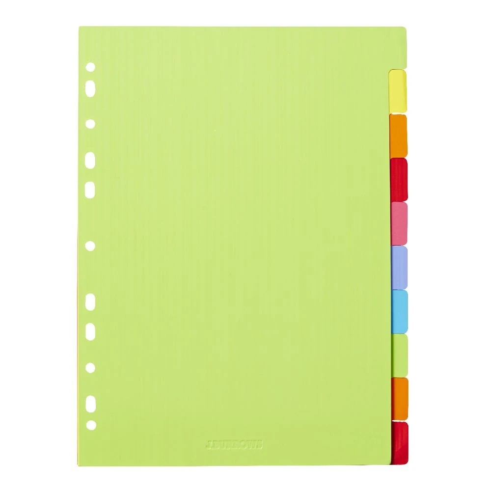 2 J.Burrows A4 10 Tab Gloss Dividers, 2 of 4