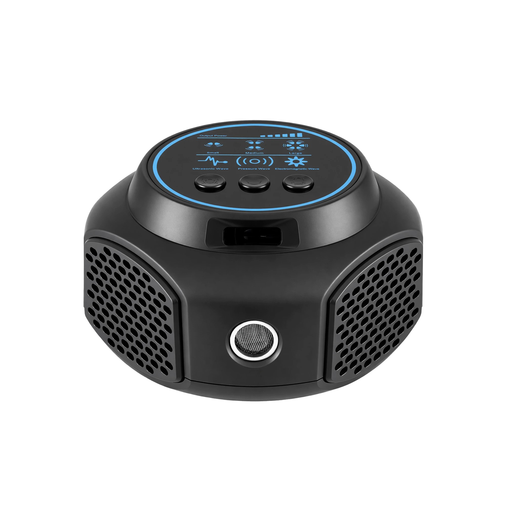 1 Gardeon Ultrasonic Rat Repeller 360 Degree 4 Modes Pest Repeller - Black, 1 of 7