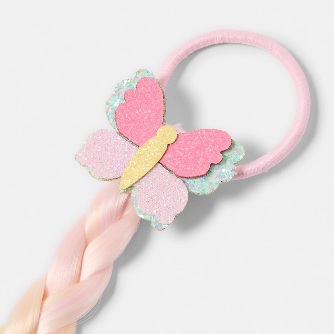 2 Butterfly Hair Extension Hair Tie, 2 of 3