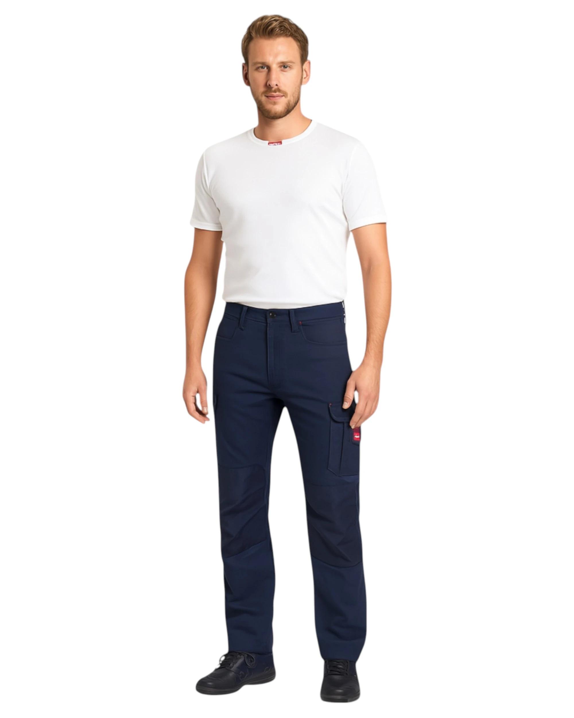 5 Hard Yakka Mens Legends Cargo Pant Workwear Navy Y02202 NAVY, 5 of 7
