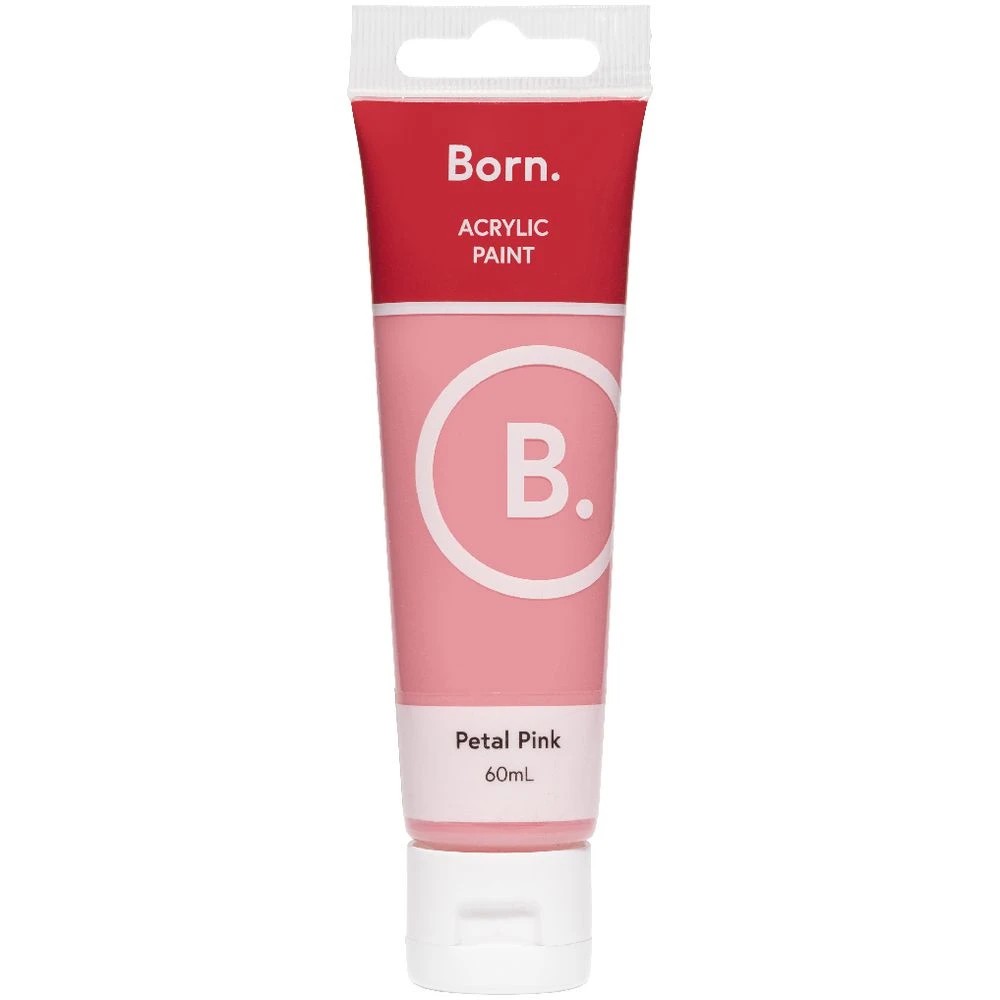 2 Born Acrylic Paint 60mL Petal Pink, 2 of 3