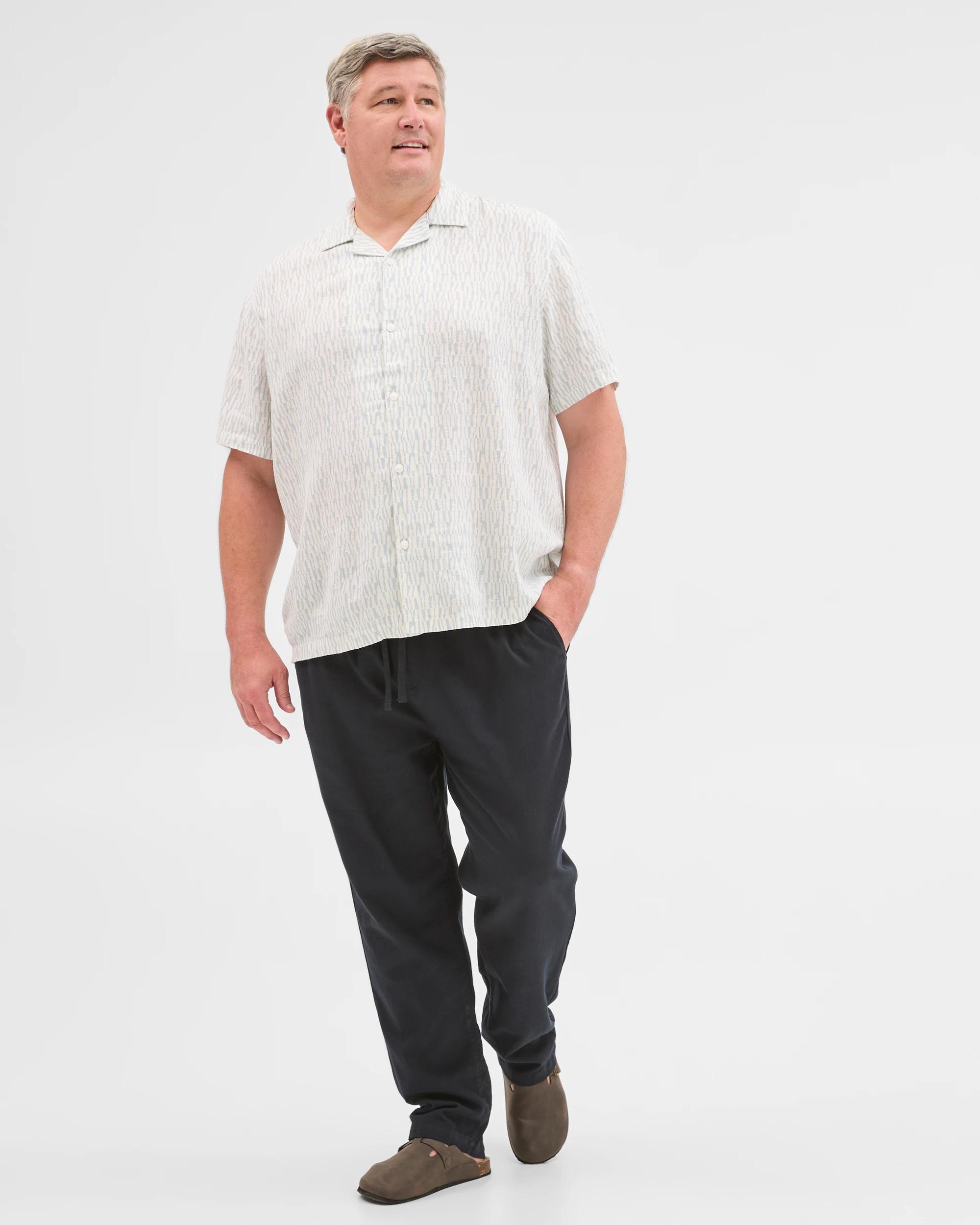 1 Target Plus Size Print Shirt LIGHT BLUE GEO, 1 of 5