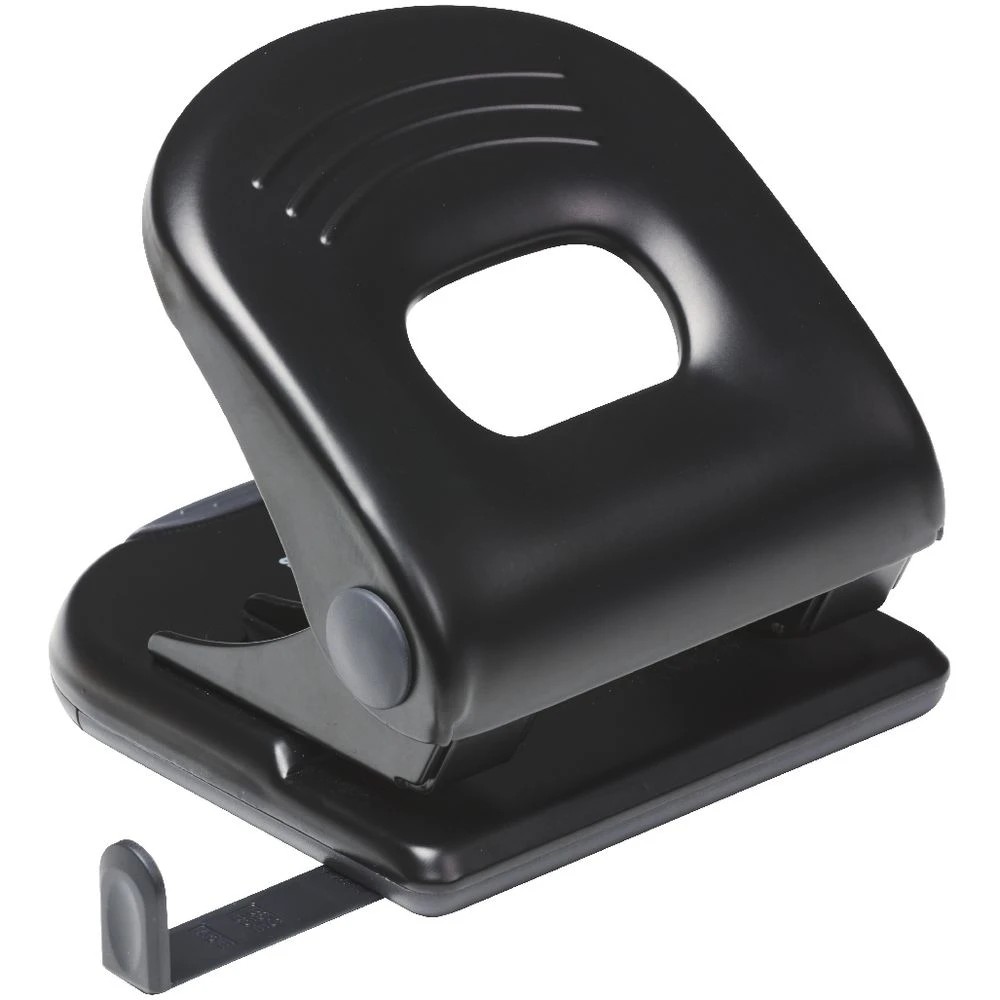 2 J.Burrows Metal Large 2 Hole Punch Black, 2 of 3