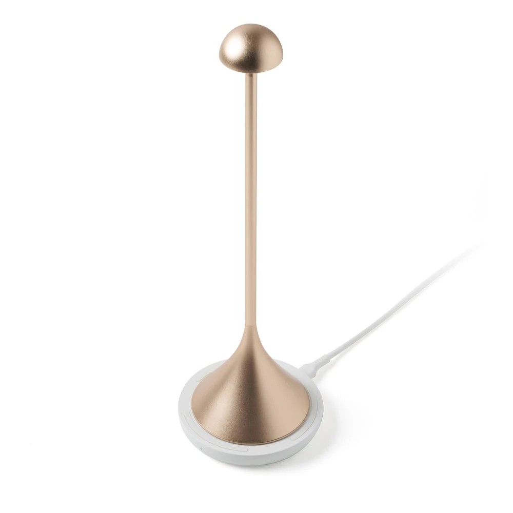 3 Lexon Steli Dome Infinitely Pairable Table Lamp - Gold, 3 of 5