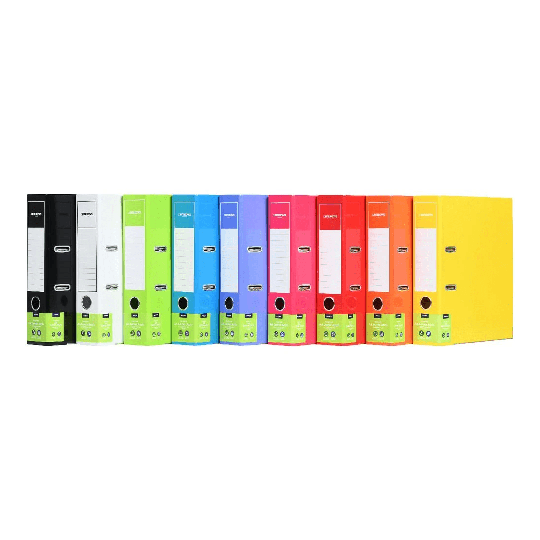 6 J.Burrows A4 Lever Arch 2-Ring Binder Gloss Purple, 6 of 6