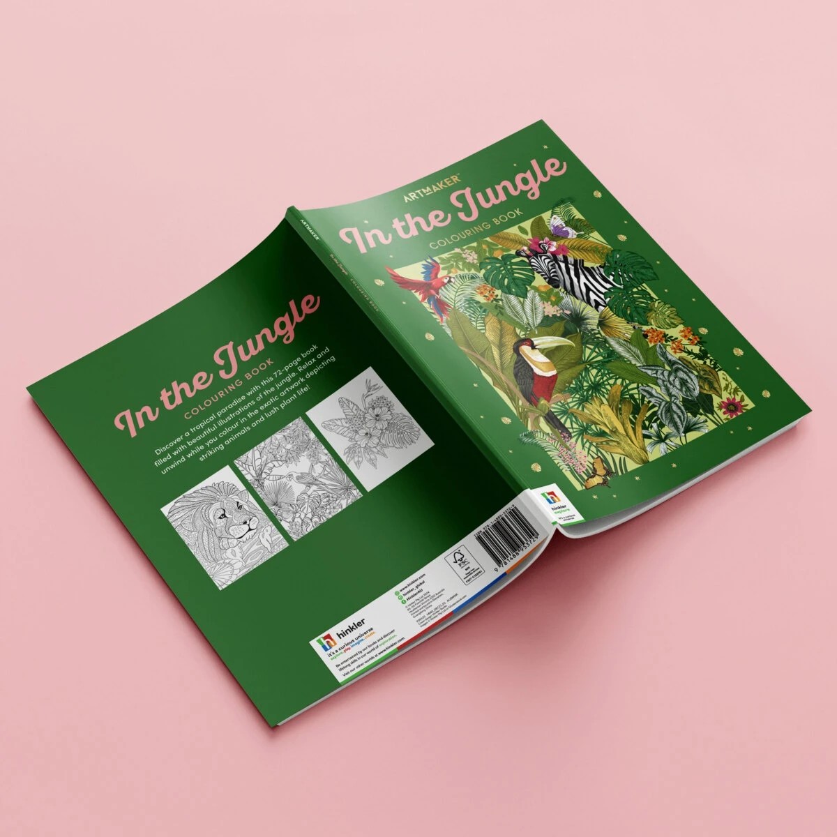 4 Art Maker: In the Jungle Colouring Book, 4 of 5