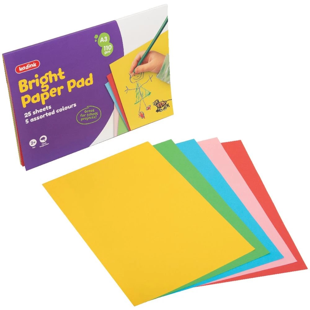 2 Kadink A3 Bright Paper Pad 25 Sheets, 2 of 2