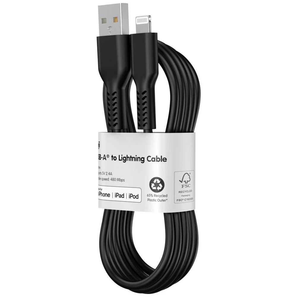 5 Keji USB-A to Lightning Cable 1m Black, 5 of 6