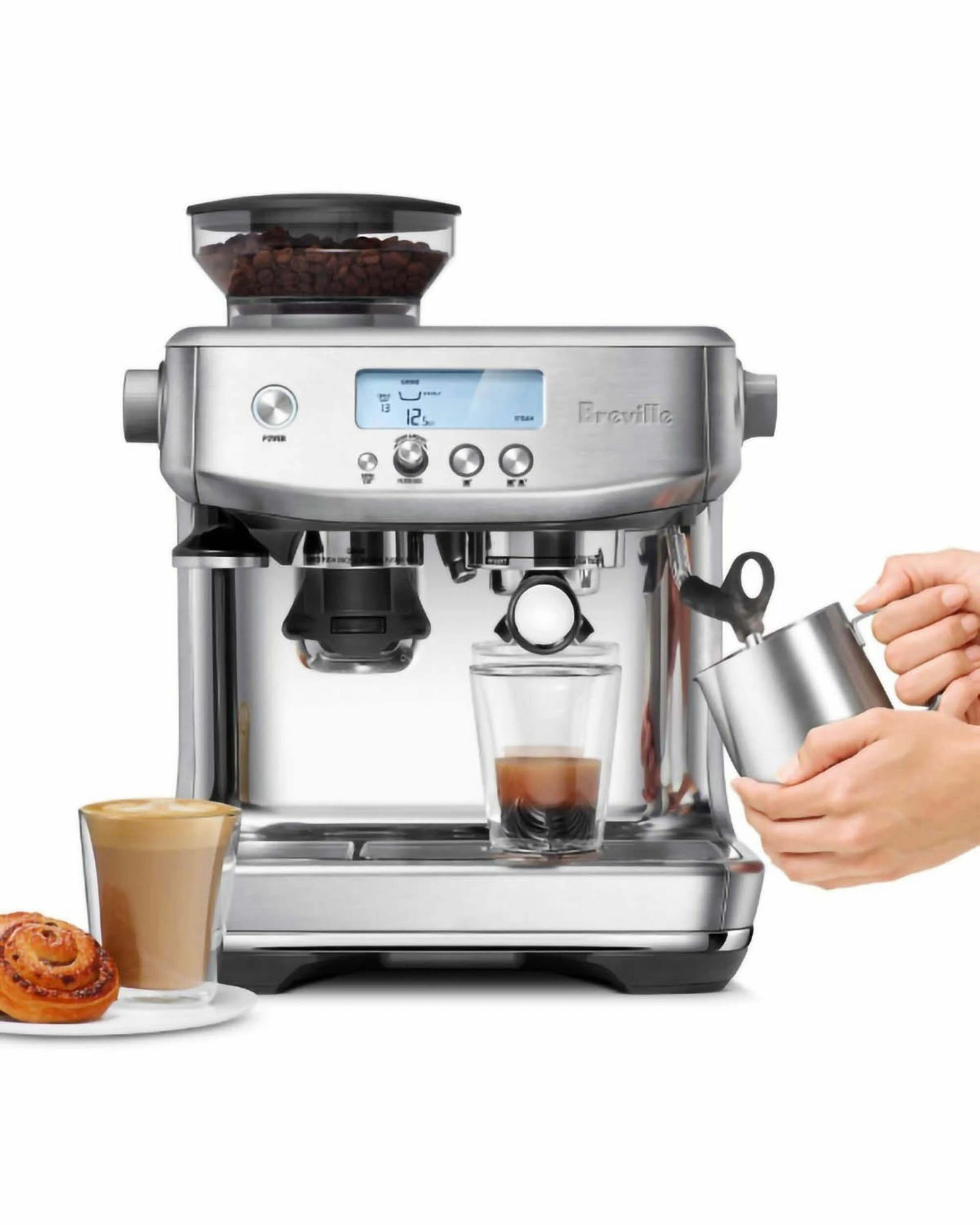 2 Breville The Barista Pro Manual Espresso Machine - Stainless Steel - STAINLESS STEEL, 2 of 4