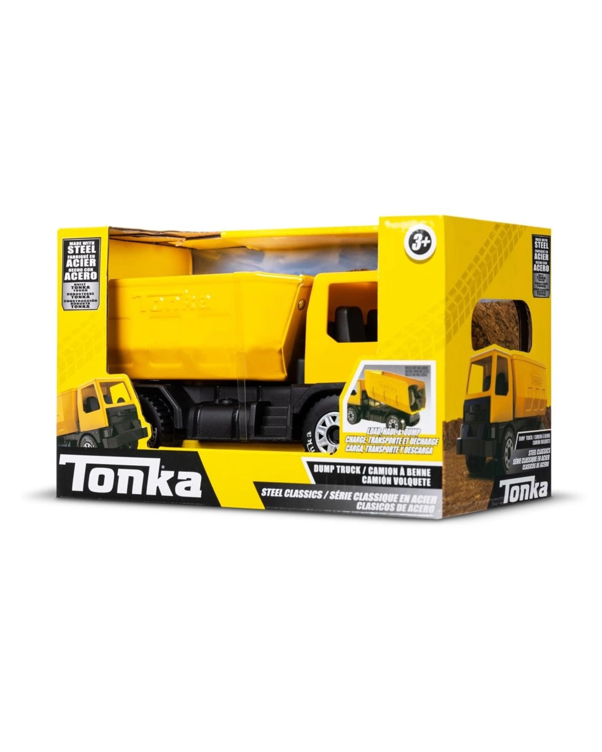 3 Tonka Steel Classics Dump Truck 1:32 Scale Vehicle, 3 of 9
