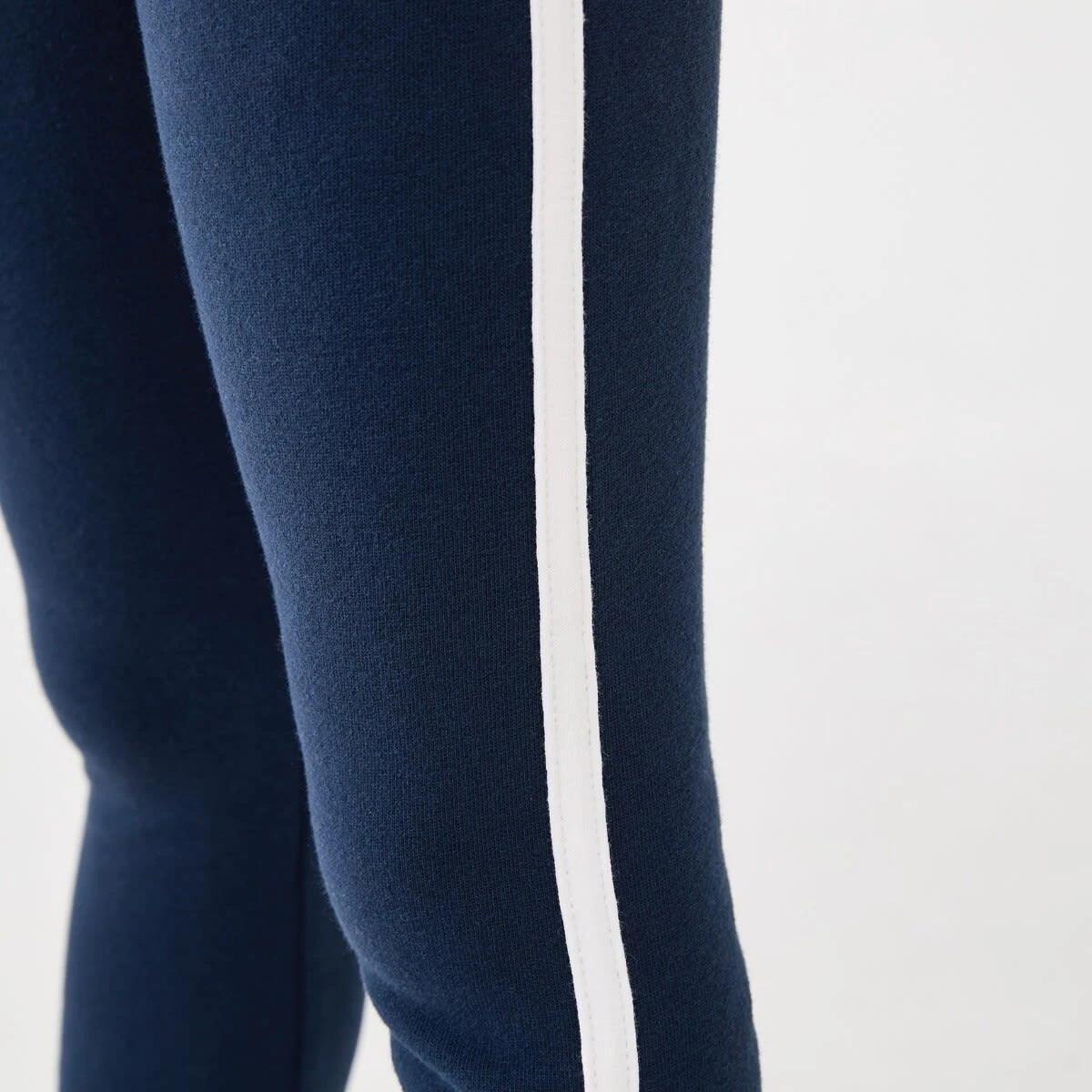 4 Fleecy Lined Leggings Dress Navy, 4 of 8