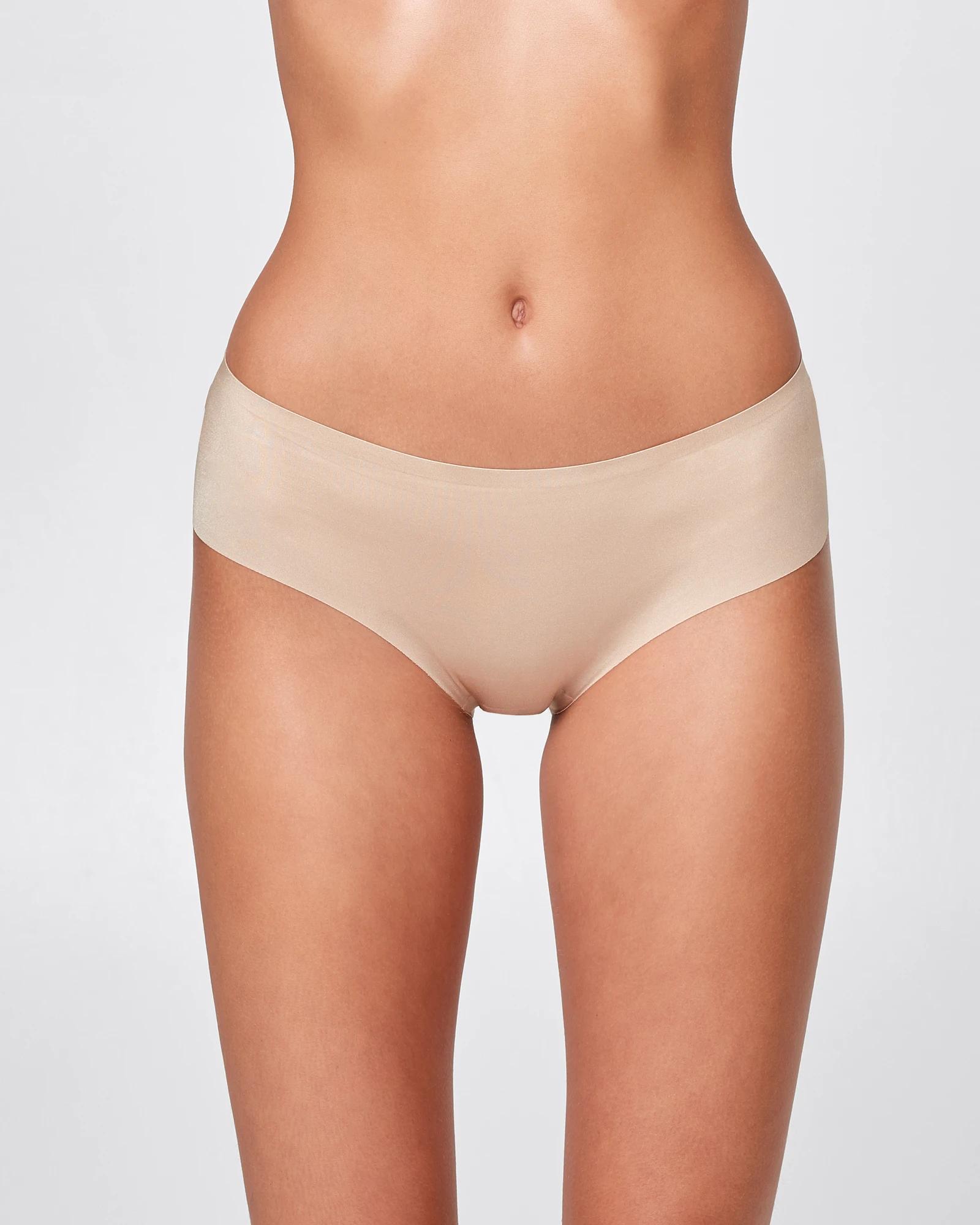 6 Target 2 Pack Bonded No Show Hipster Briefs LATTE BROWN, 6 of 6