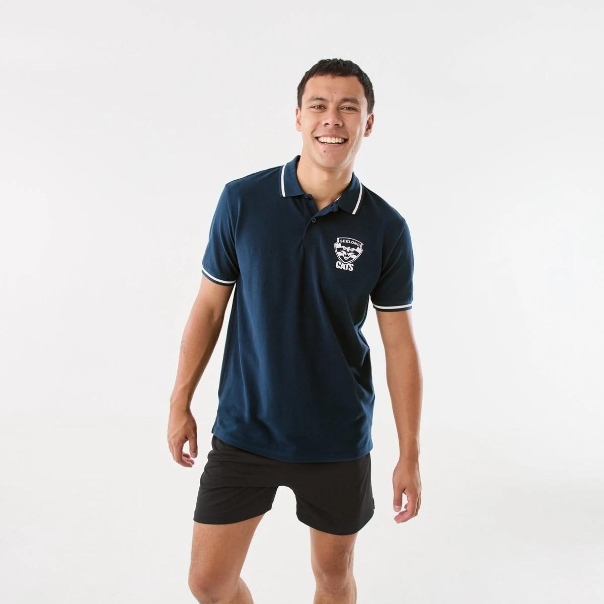 1 Official AFL Adult Polo Shirt Geelong, 1 of 6
