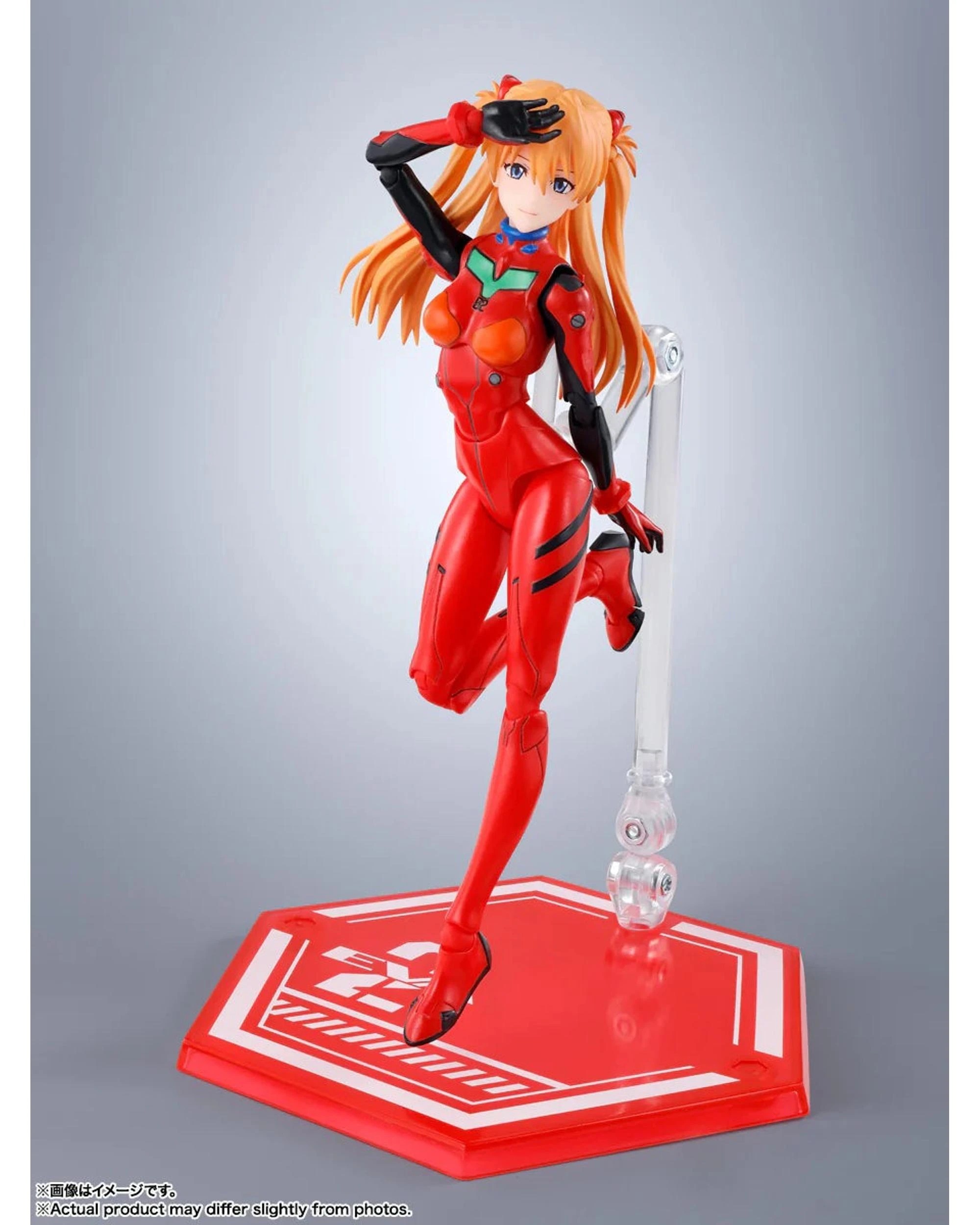 7 Tamashii Nations S.H.Figuarts Neon Genesis Evangelion Asuka Shikinami Langley Figure, 7 of 9
