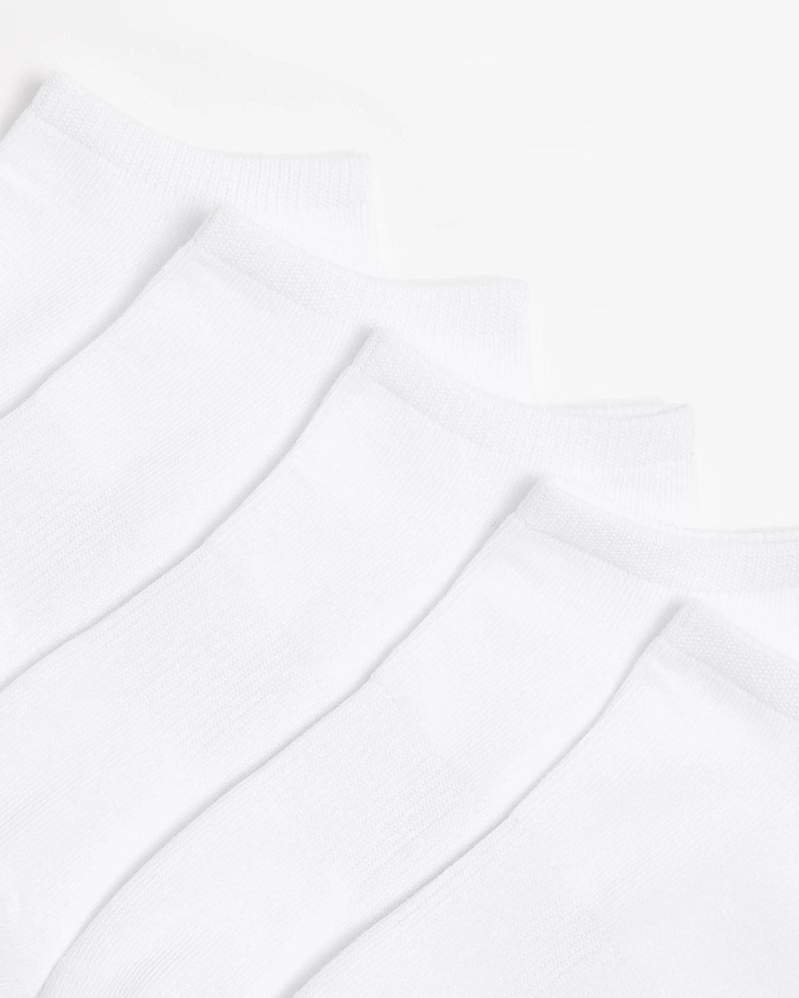 2 Target Woman Active Australian Cotton Blend 5 Pack No Show Socks WHITE, 2 of 3