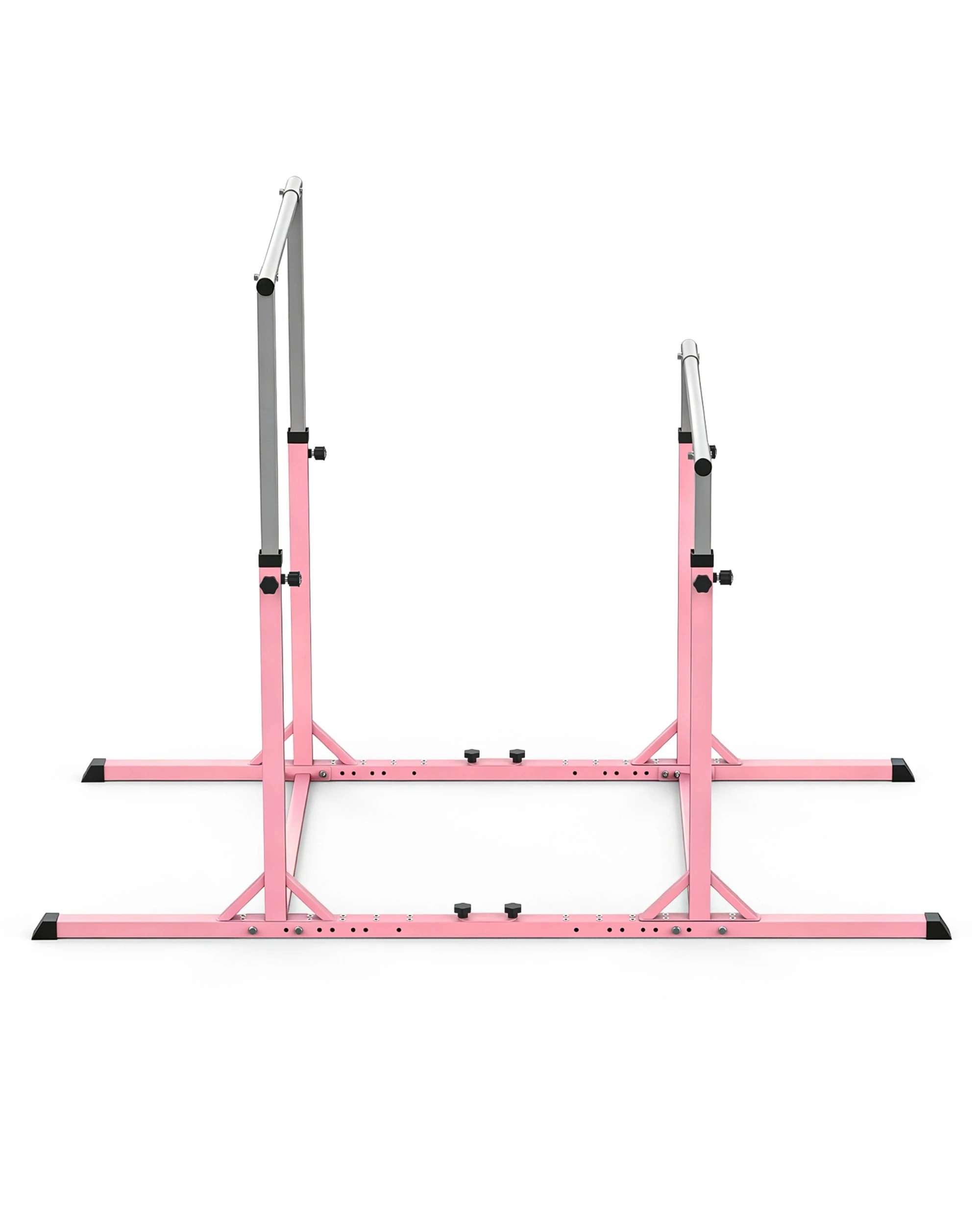 3 Advwin Kids Gymnastics Bar, Adjustable Uneven Bars & Kip Bar for Home Training, Double Horizontal Bars - Pink, 3 of 7
