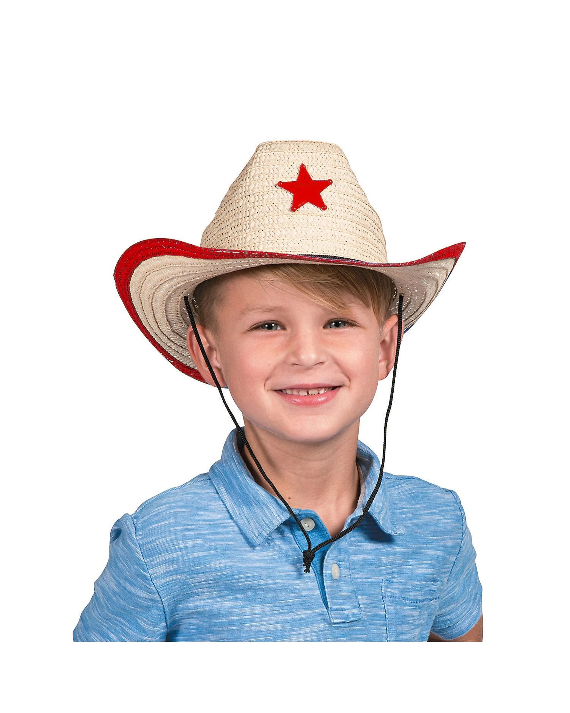2 Partyrama Child Red Star Cowboy Hat - Child, 2 of 2