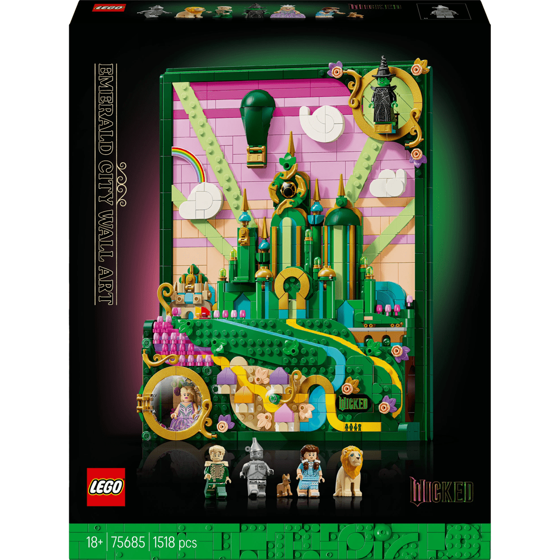 1 LEGO Wicked Emerald City Wall Art 75685, 1 of 10
