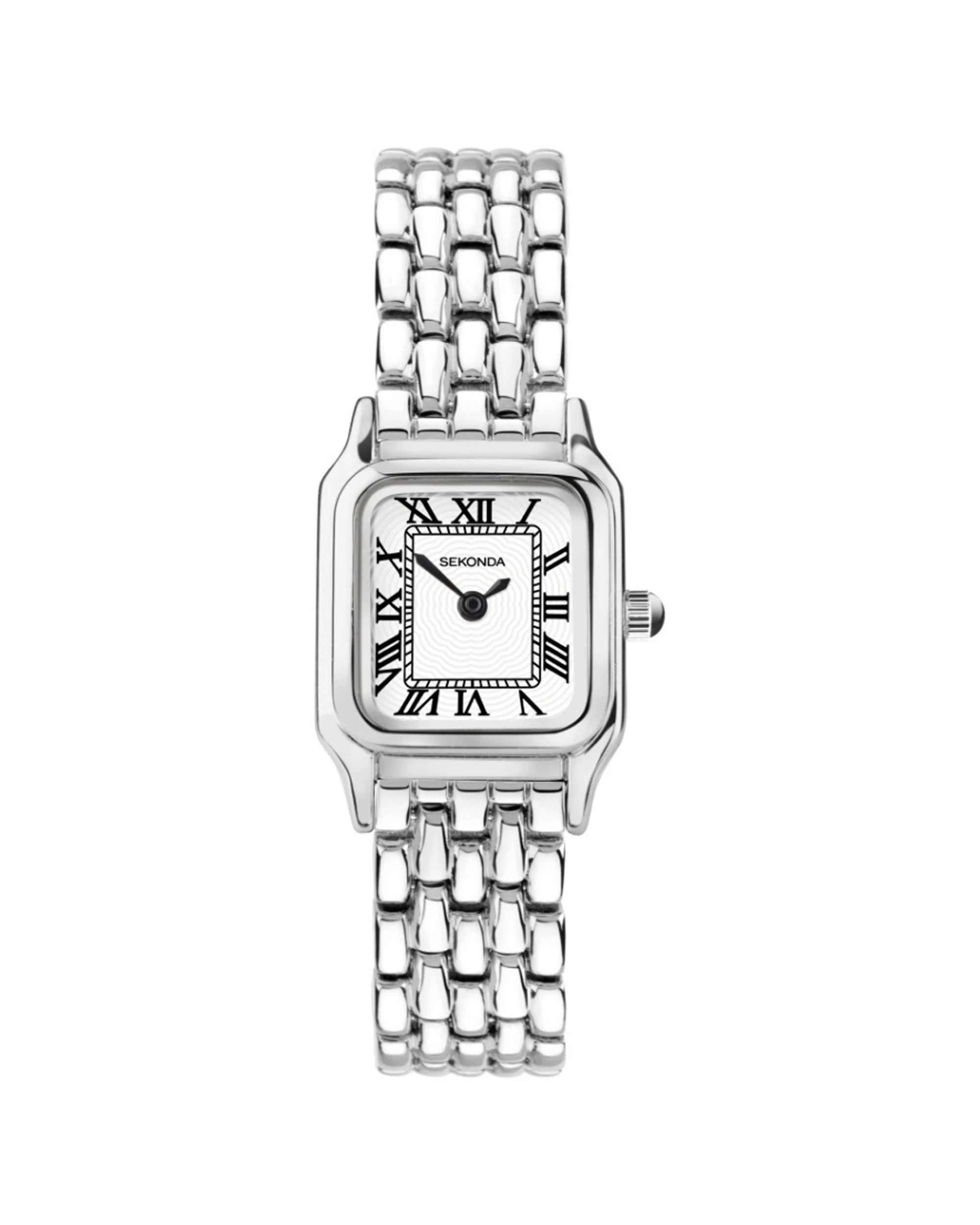 1 Sekonda Women's Monica Silver Watch Stainless Steel Band 20mm Case, 1 of 7
