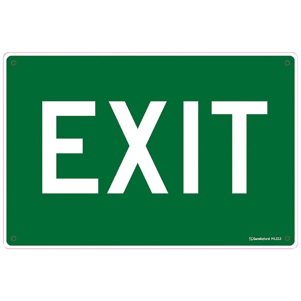 1 Exit Sign 300 x 450mm, 1 of 1