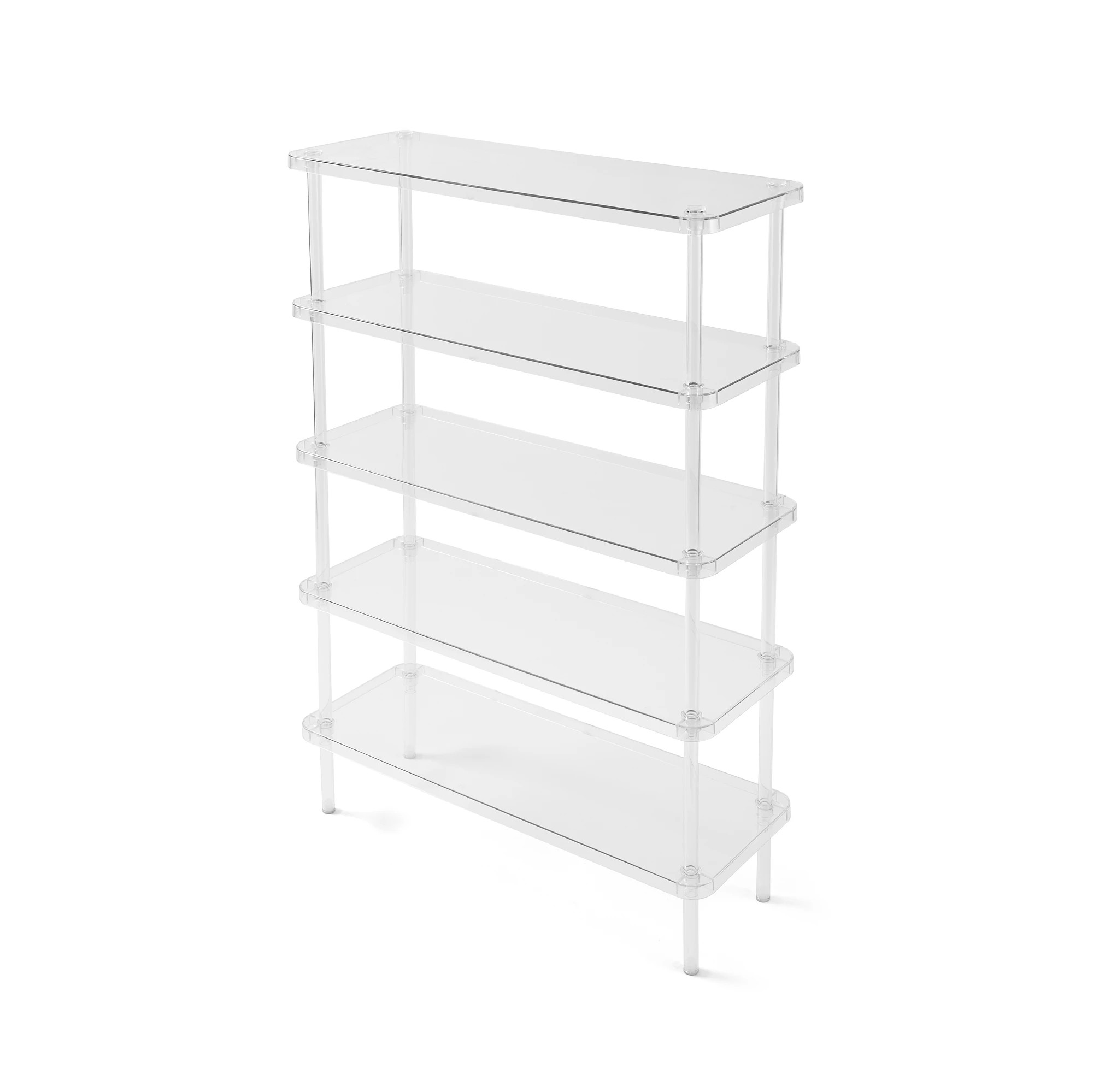 4 5 Tier Clear Shoe Rack - Clear, 4 of 8
