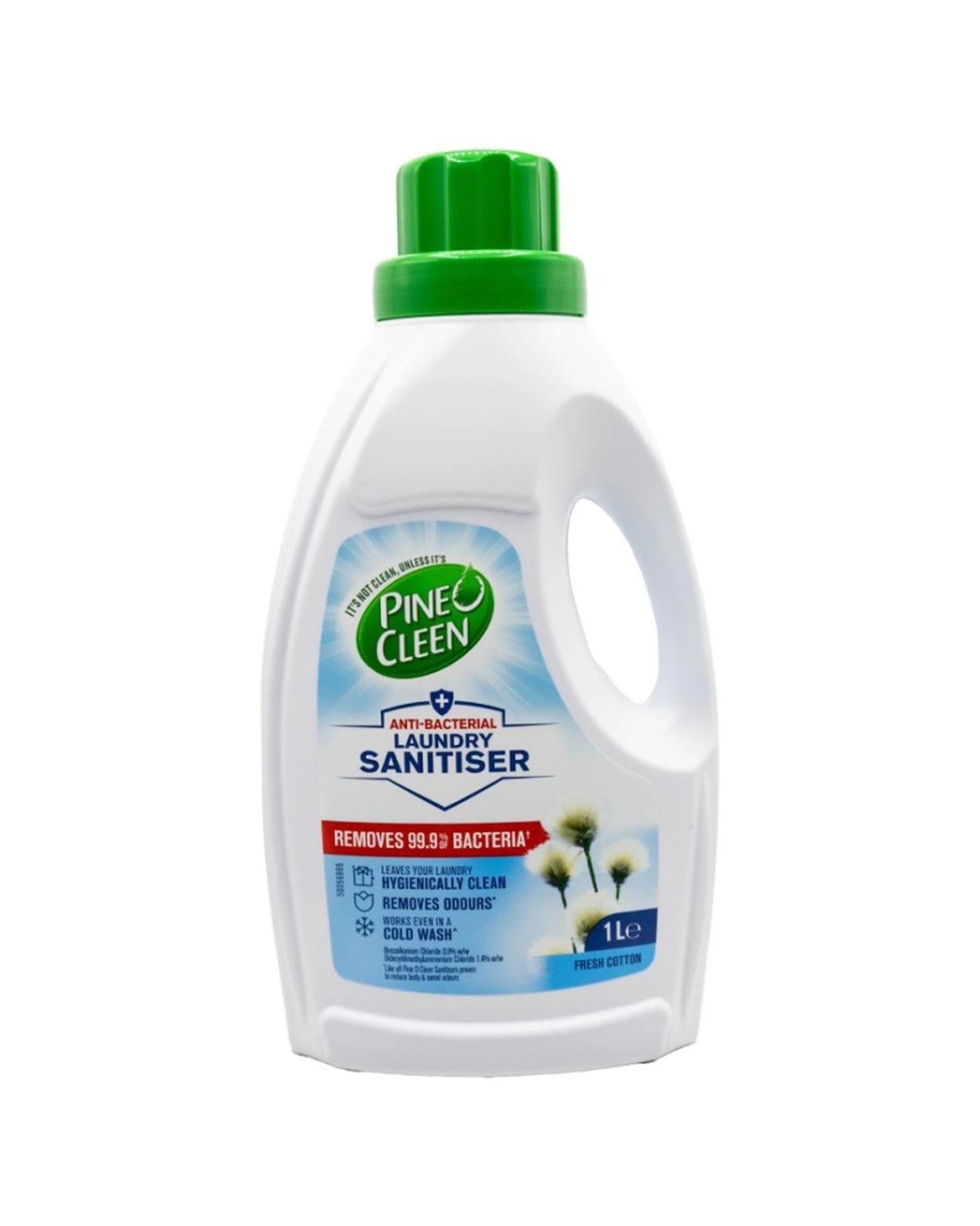 2 Pine O Cleen 8PK Antibacterial Fresh Cotton Laundry Sanitiser 1L - Plain, 2 of 3