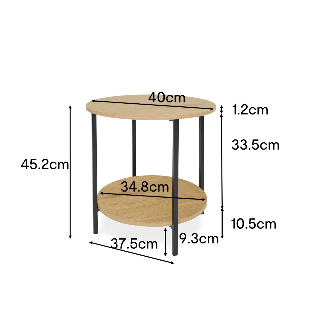 9 Blake Round Side Table, 9 of 9