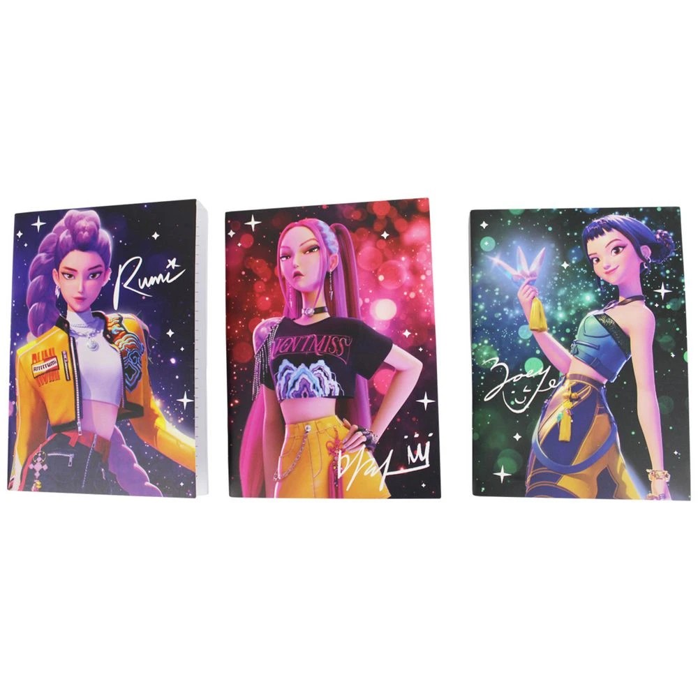 2 KPop Demon Hunters A5 Notebook HUNTR/X 3 Pack, 2 of 3