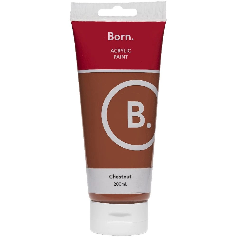 2 Born Acrylic Paint 200mL Chestnut, 2 of 3