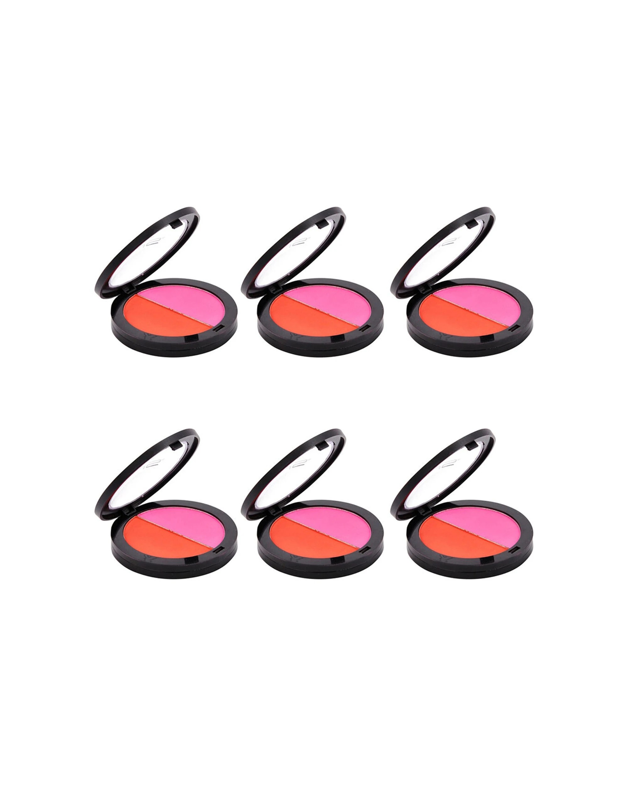 1 BYS 6PK Blush Duo Colour Me Happy 2 Shades Face Makeup - Multi, 1 of 2