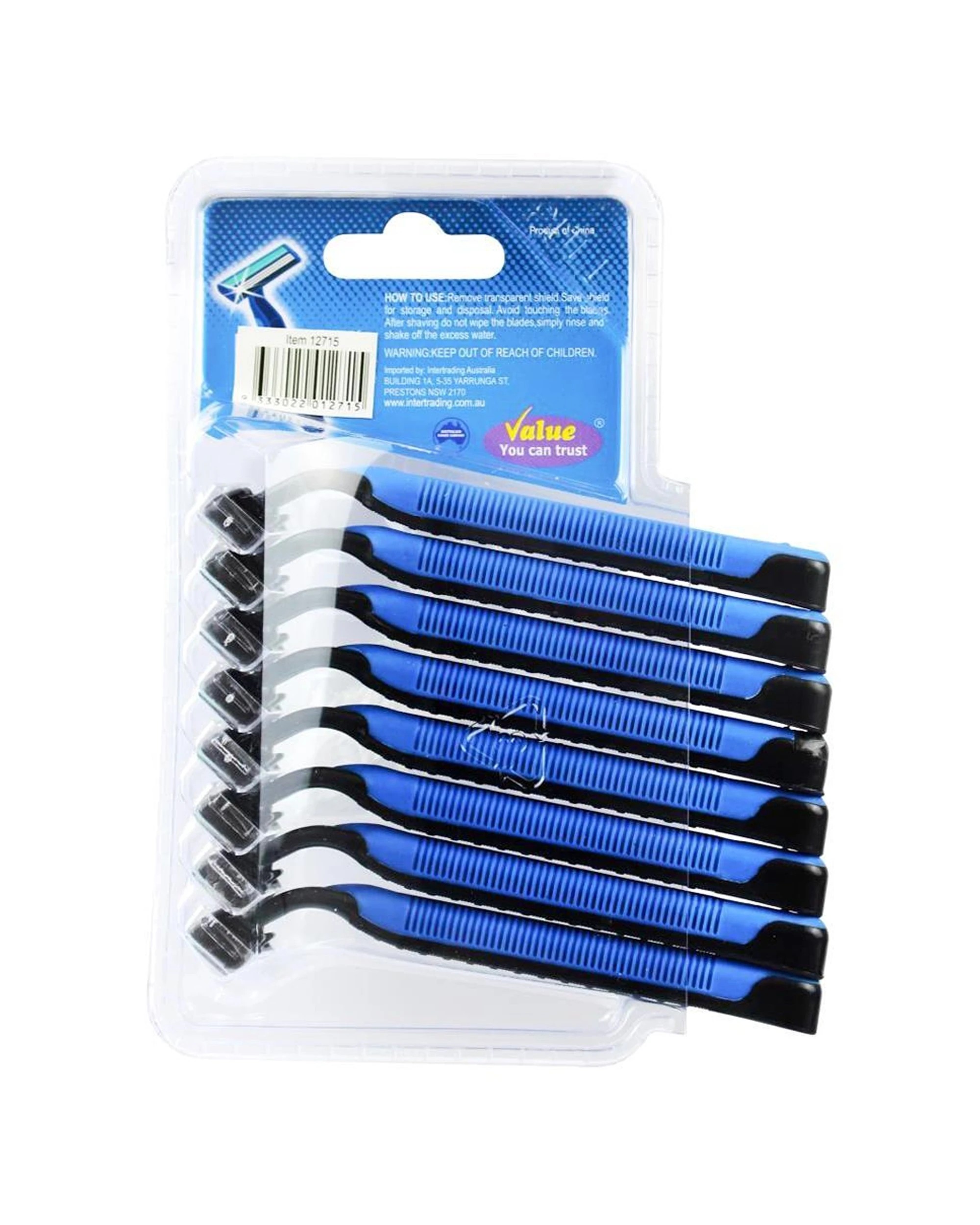 3 TruValue Disposable Razors Triple Blade Shaving For Men 96pc - Multi, 3 of 3