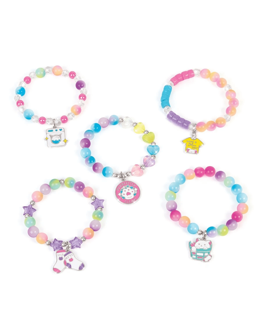 3 141 Piece Make It Real Purr-fect Wash 'N Bead Bracelets Kit, 3 of 7