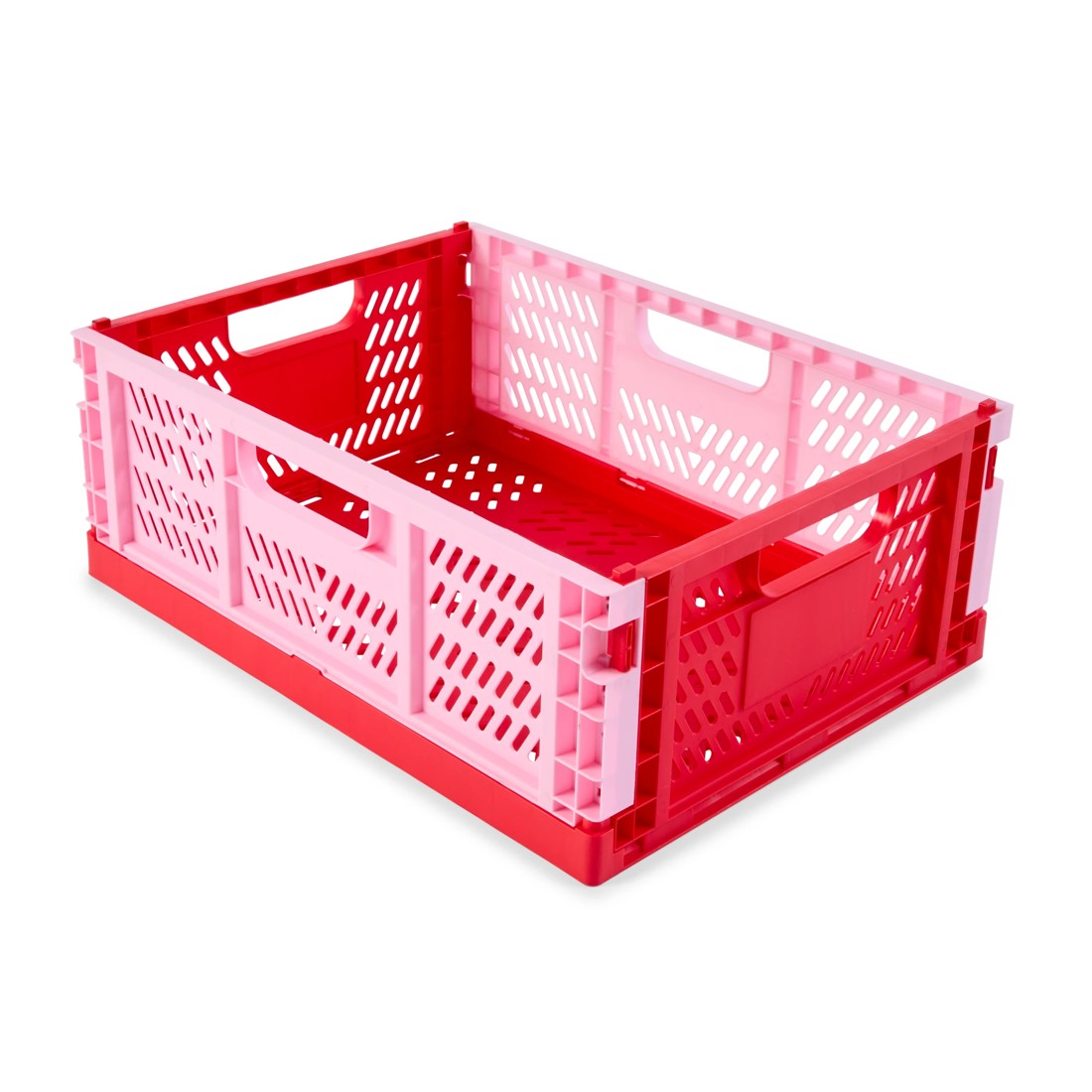 4 15L Collapsible Crate - Medium, Red, 4 of 10