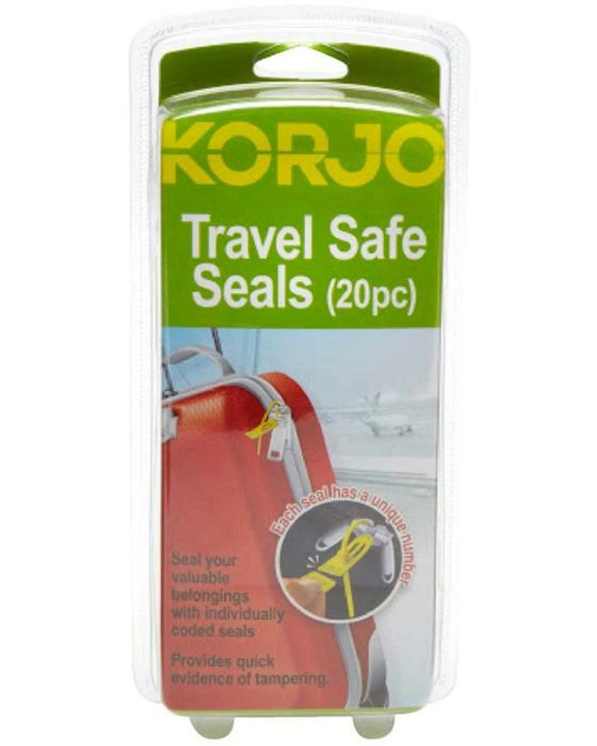 1 Korjo Travel Safe Seals - 20-Pack - Assorted Colours, 1 of 4
