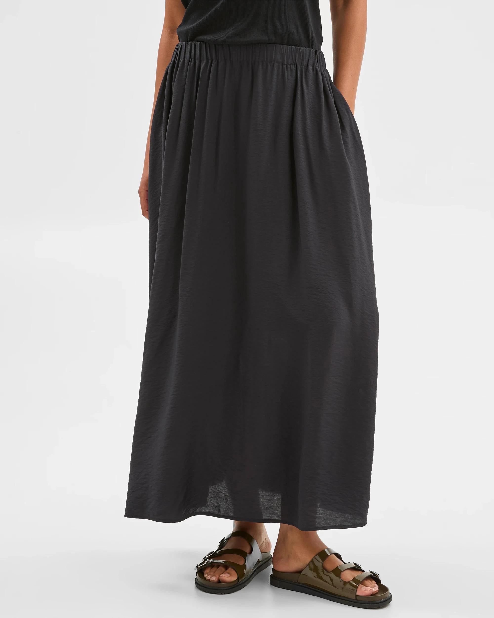 3 Target Pull On Maxi Skirt BLACK, 3 of 6