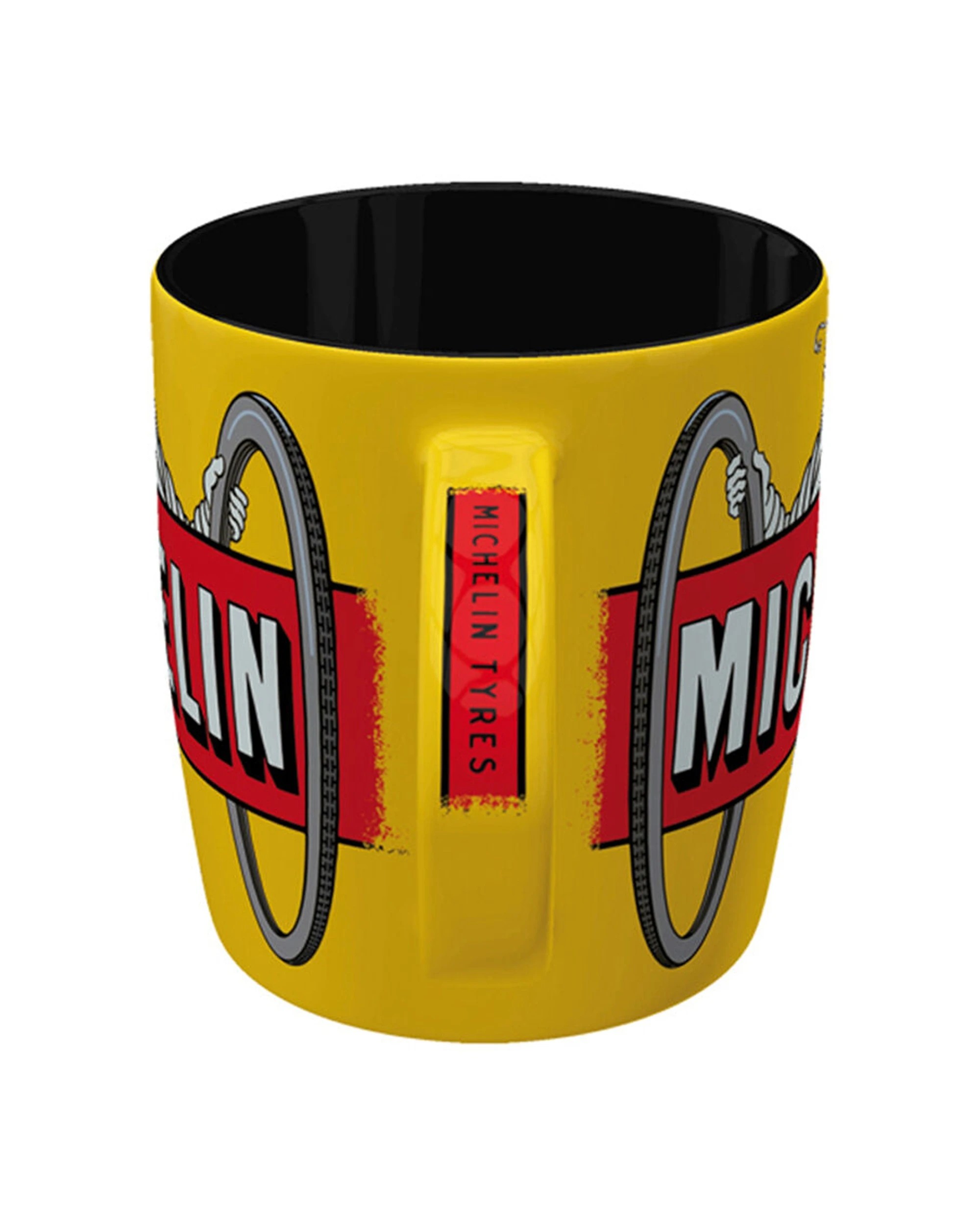 4 Nostalgic-Art 4PK Ceramic Mug 330ml Retro Design - Michelin Tyres Bibendum Yellow - Yellow, 4 of 6
