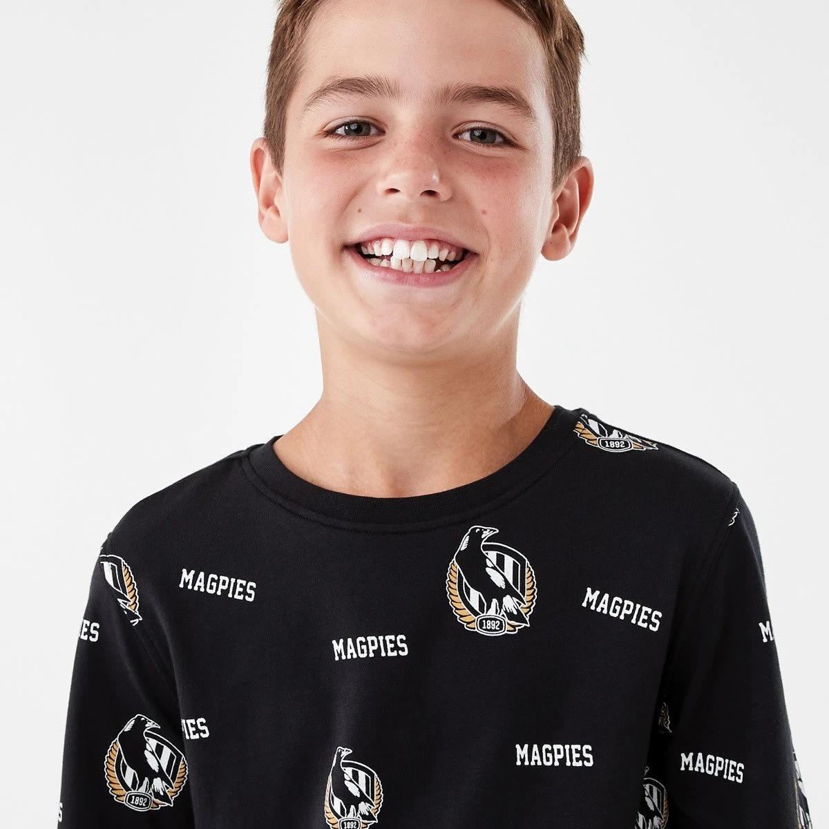 3 Official AFL Kids All Over Print T-shirt Collwood, 3 of 9