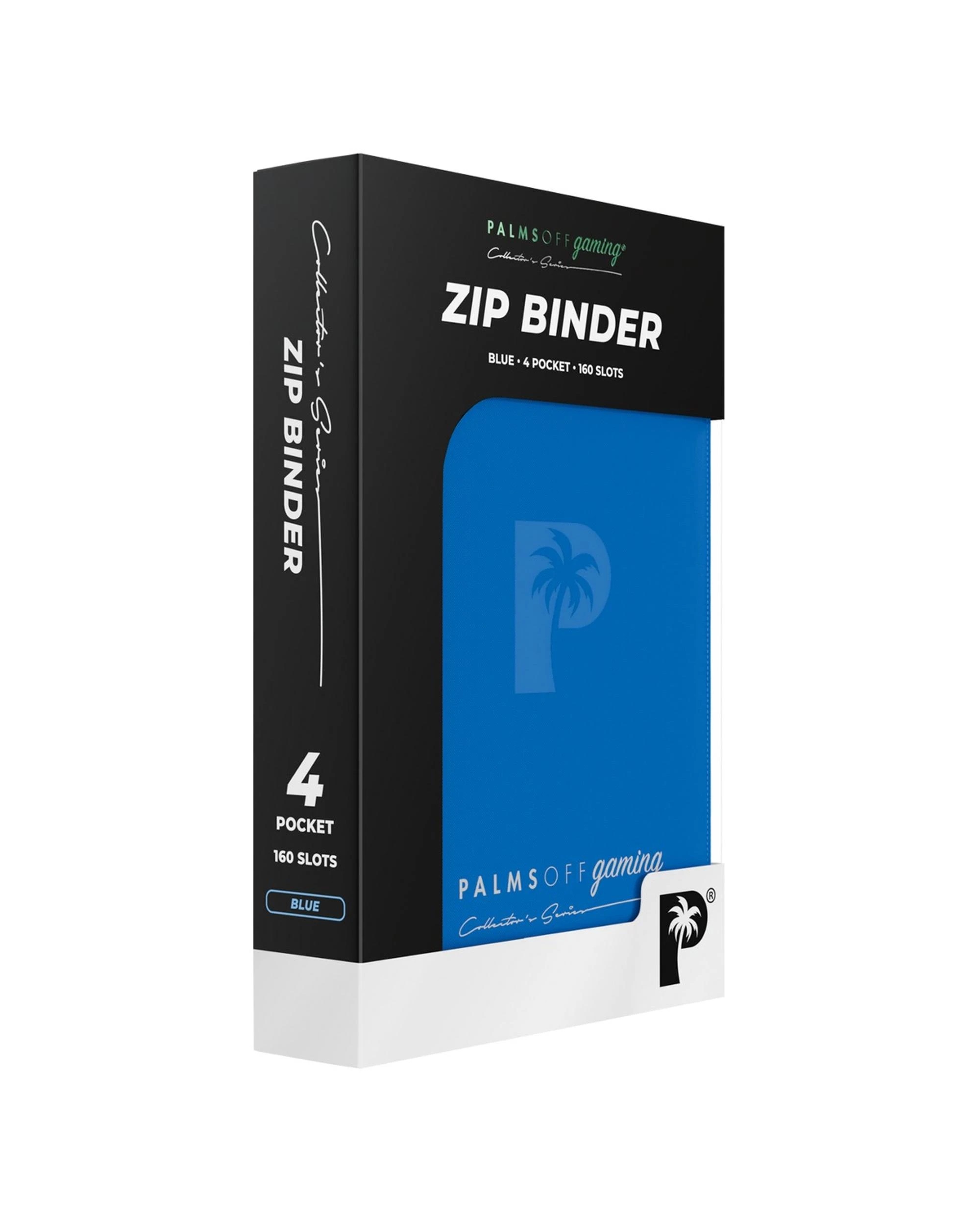 8 Palms Off Gaming Collector's Series 4 Pocket Zip Binder - Blue, 8 of 8