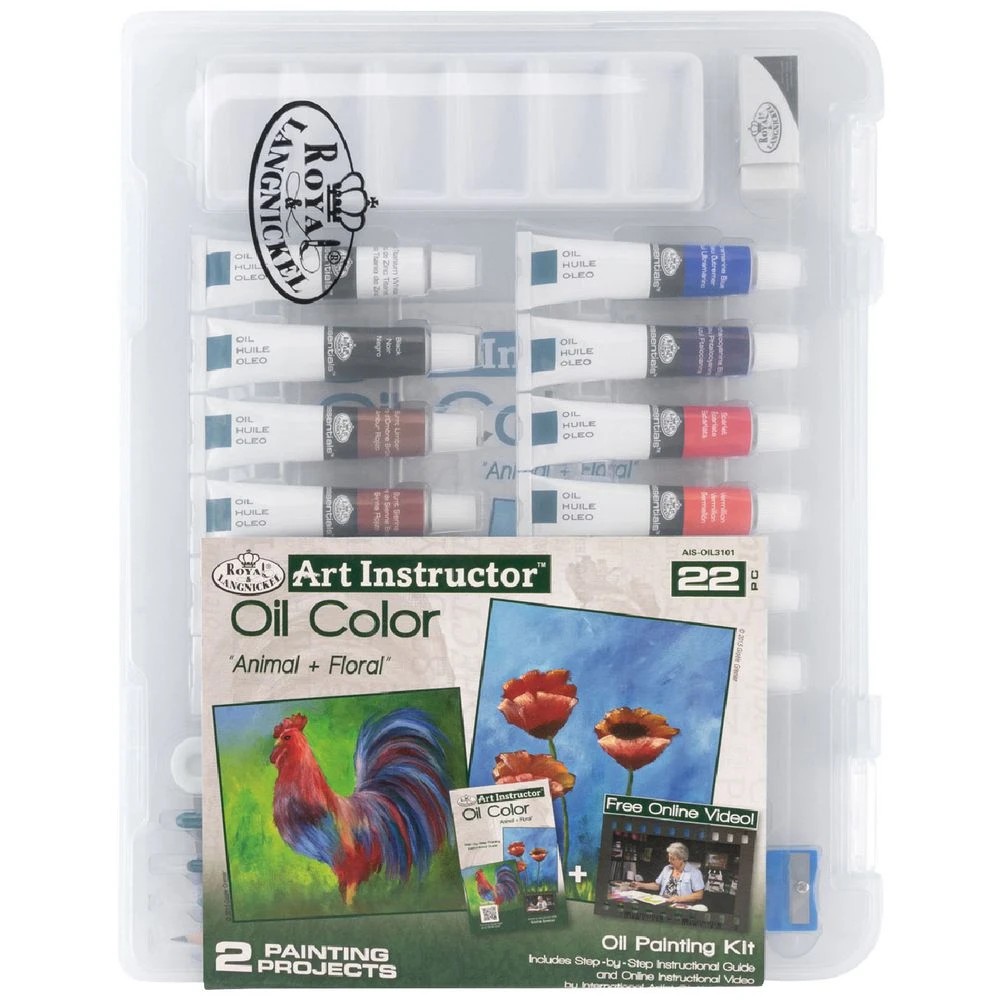 1 Royal & Langnickel Art Instructor Set Oil 22 Pieces, 1 of 6