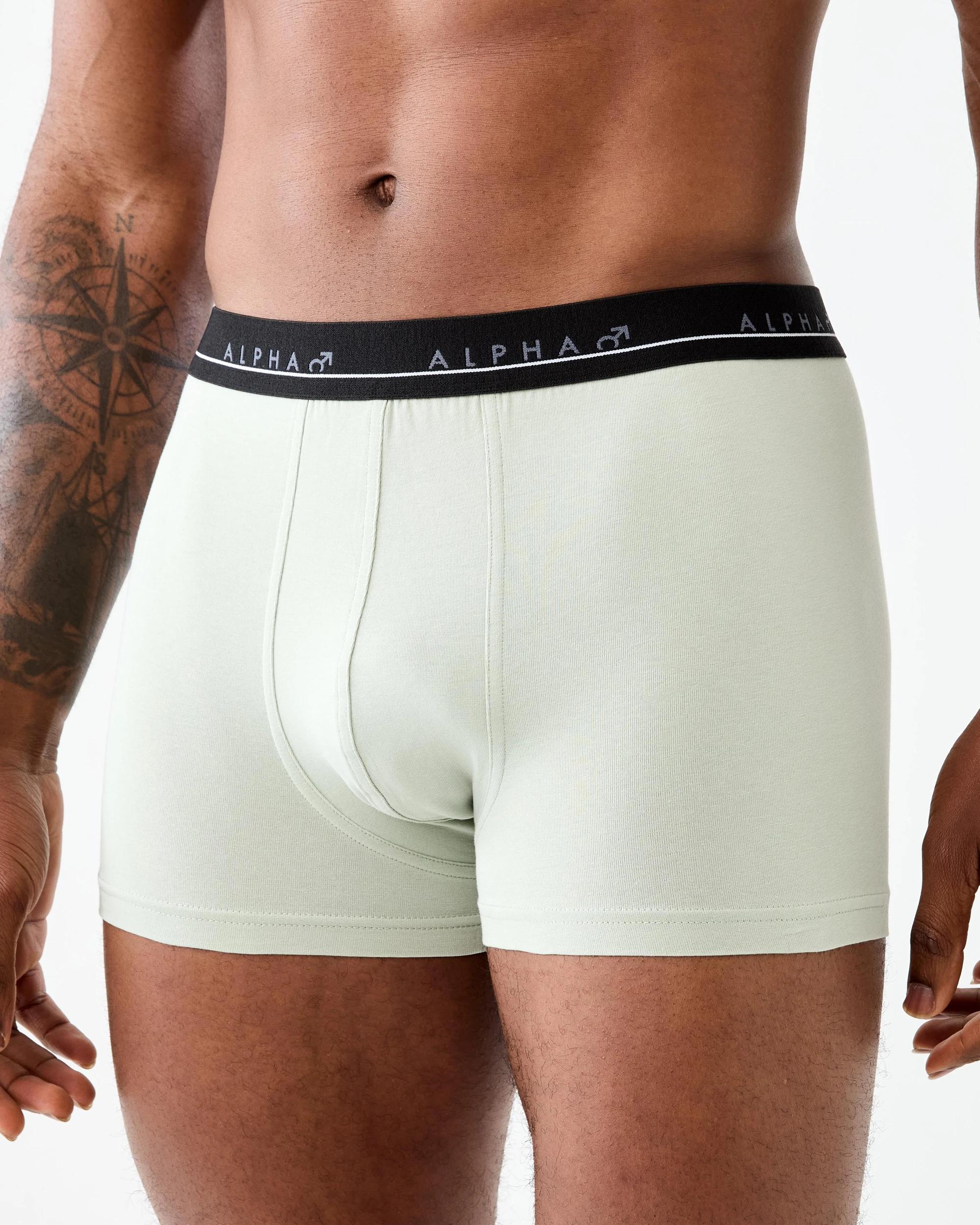 7 5 Pack Plain Trunks Greens, 7 of 10