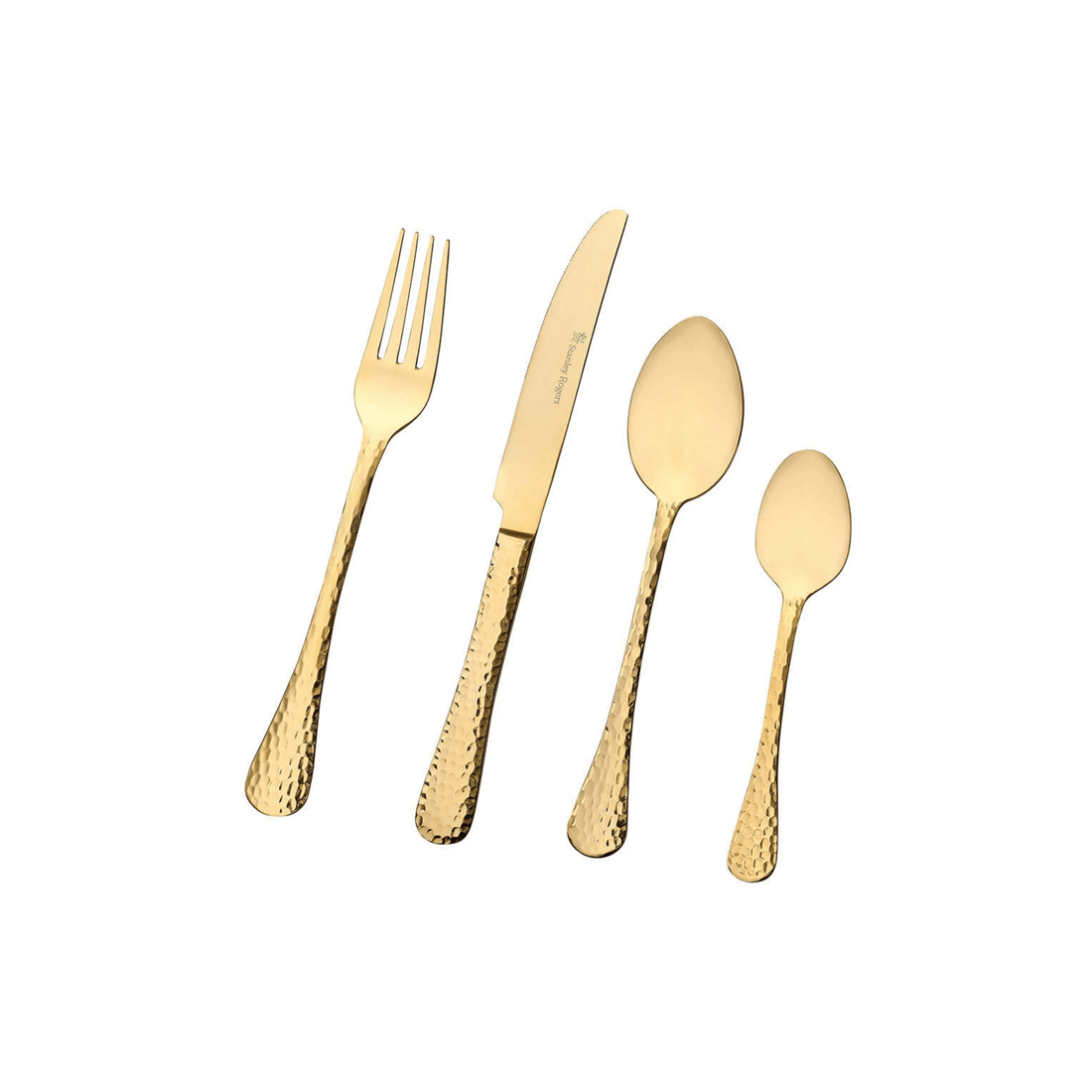 3 24pc Stanley Rogers Bolero Champagne Gold Cutlery Family Dinner Tableware Set
 - Gold, 3 of 5
