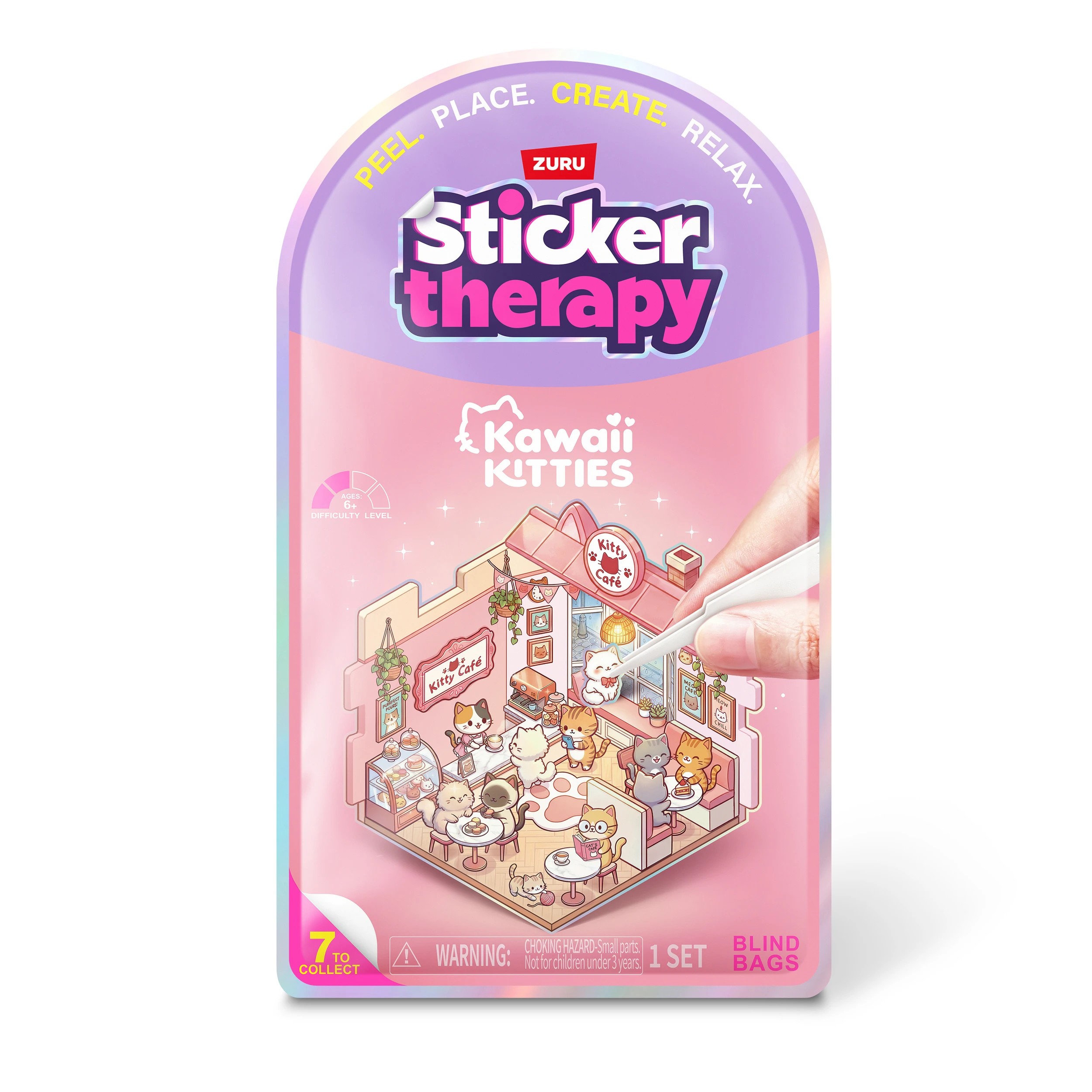 2 Zuru Sticker Therapy: Kawaii Kitties Set - Assorted, 2 of 10
