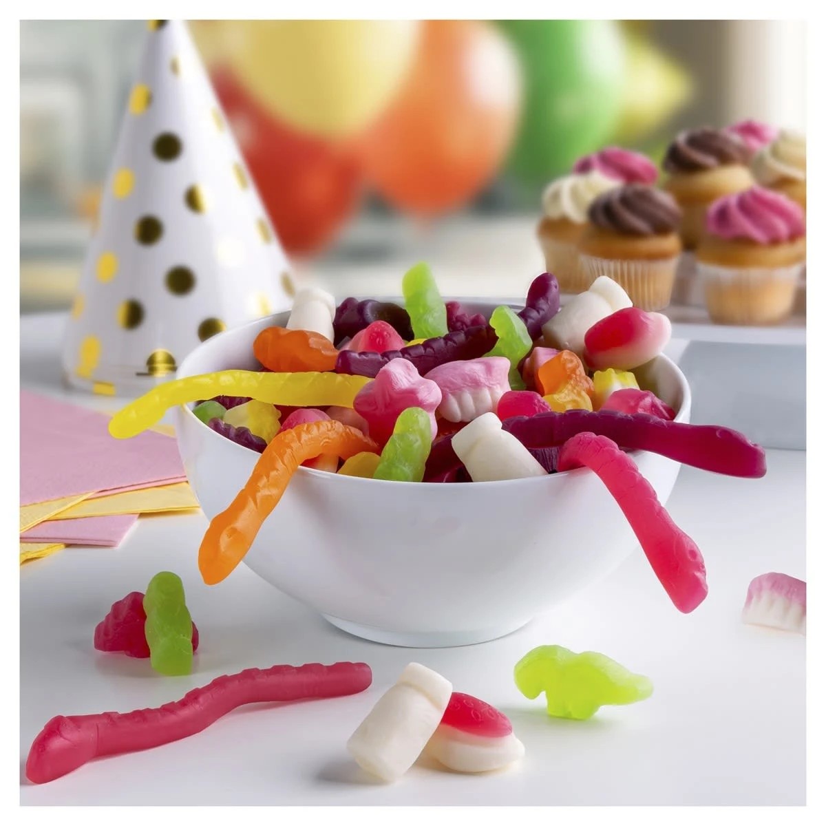 3 The Natural Confectionery Co. Party Mix Lollies 1.1kg, 3 of 5