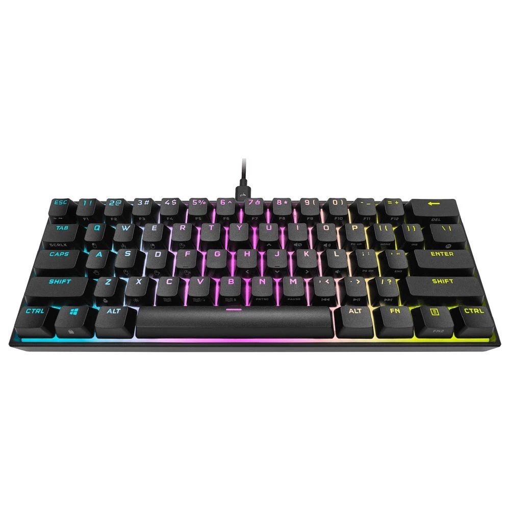 2 Corsair K65 RGB MINI 60% Mechanical Gaming Keyboard Black, 2 of 10